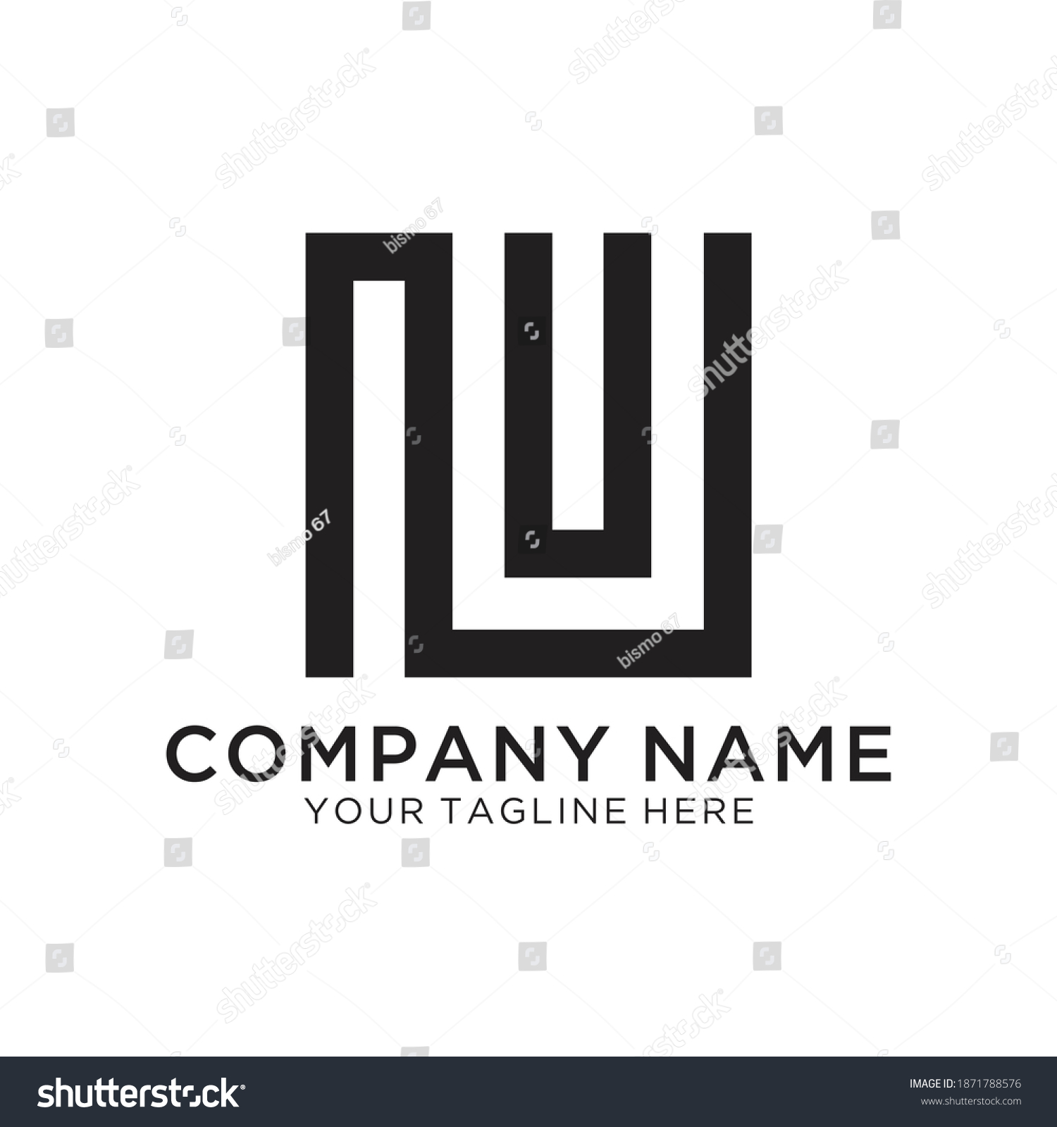 abstract-logo-design-combinations-letter-n-stock-vector-royalty-free-1871788576-shutterstock