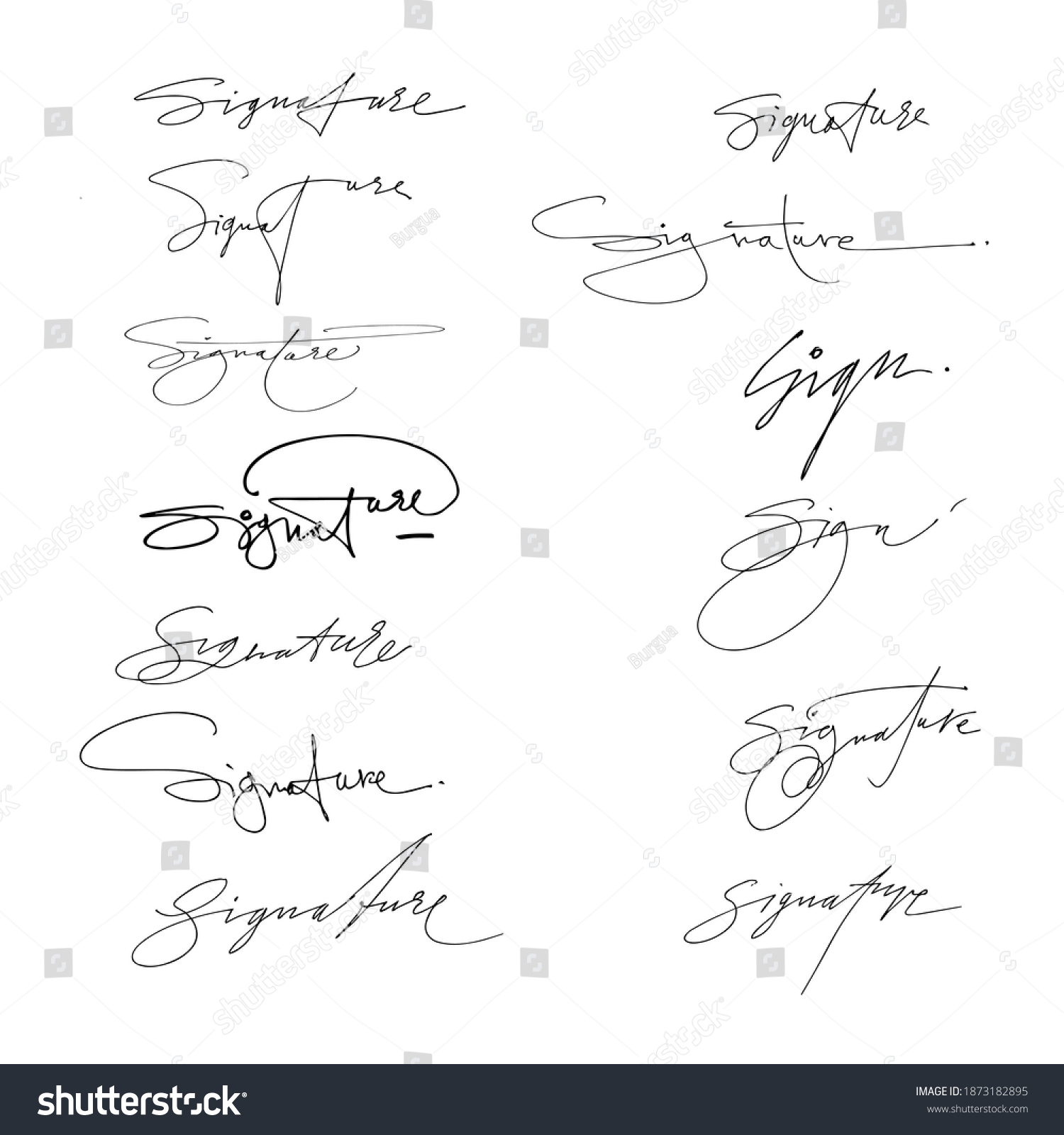 417 Signature Examples Images, Stock Photos & Vectors | Shutterstock