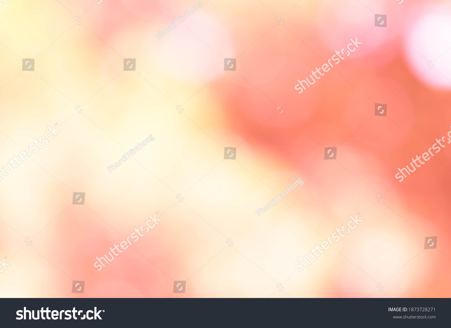 Bright Orange Bokeh Nature Background Stock Photo 1873728271 | Shutterstock