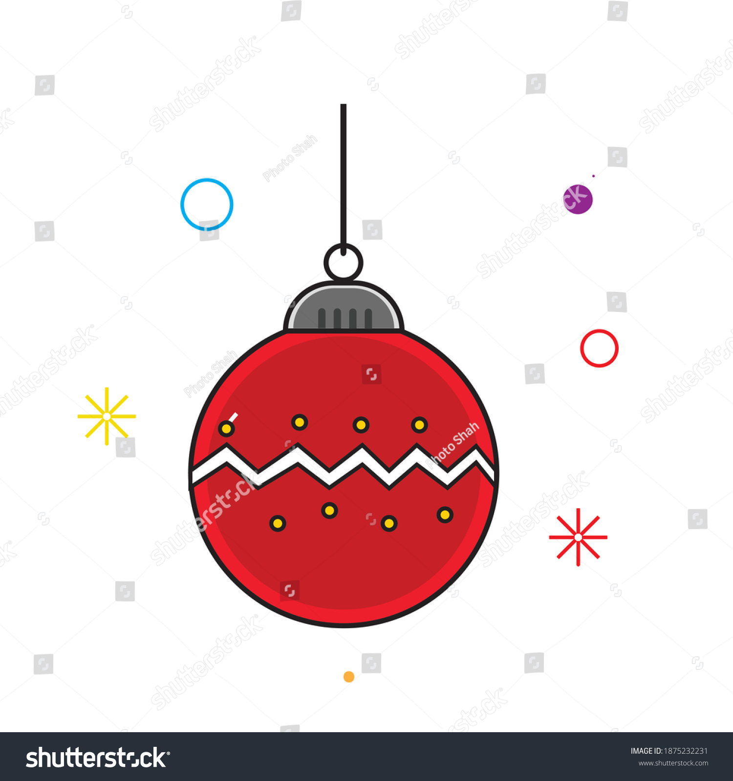 Hanging String Lights Clipart Details Creative Stock Illustration ...