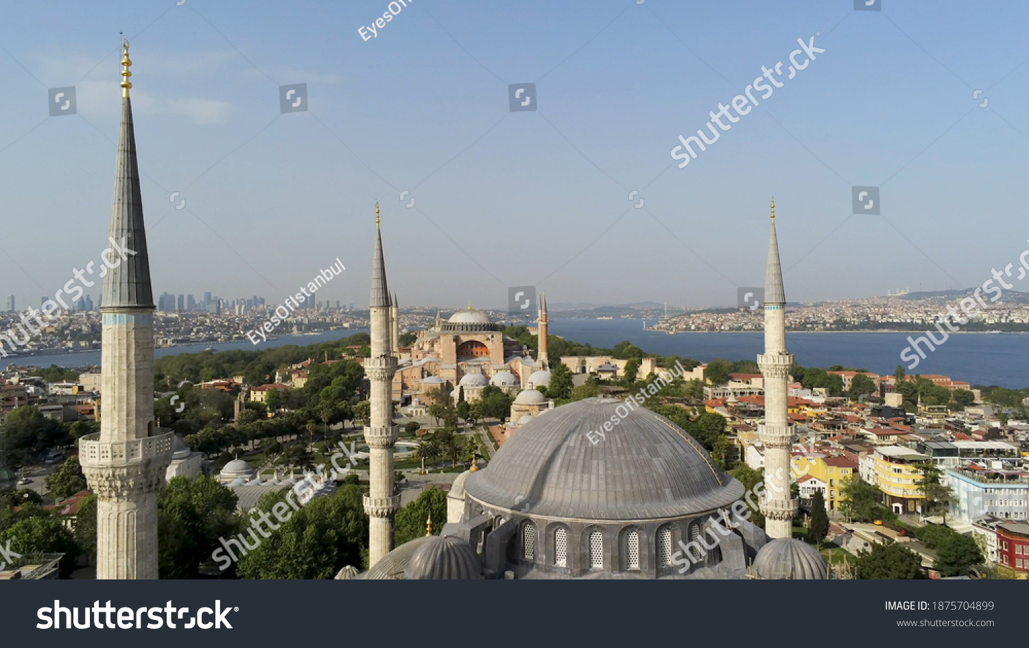 Hagia Sophia Sultanahmet Drone Stock Photo 1875704899 | Shutterstock