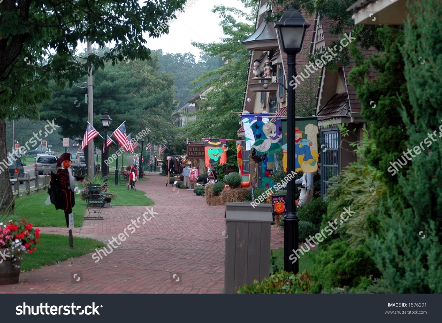 Peddlers Village Halloween Fair Bucks County Stock Photo 1876291