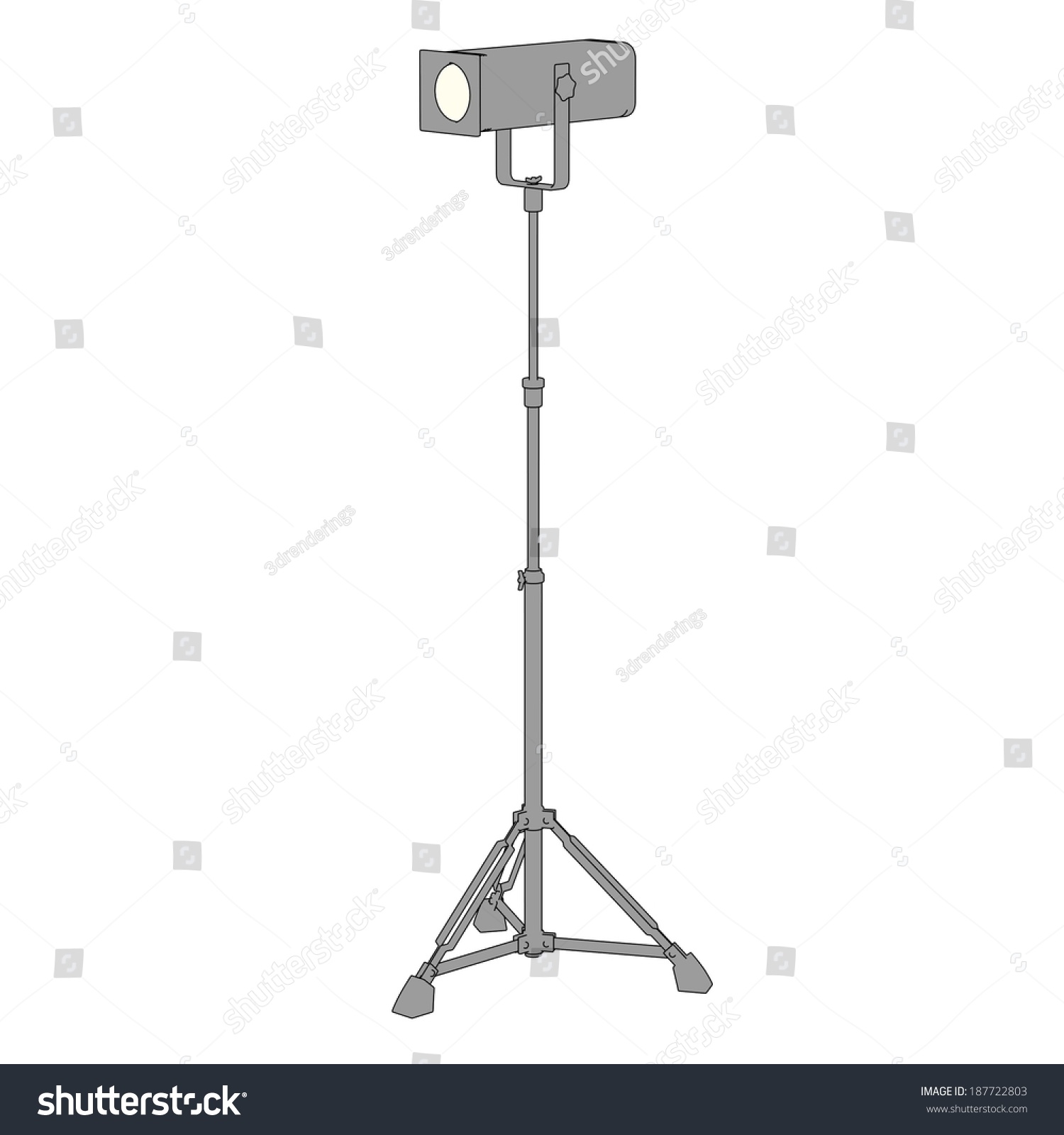 Cartoon Image Stage Light Stock Illustration 187722803 | Shutterstock