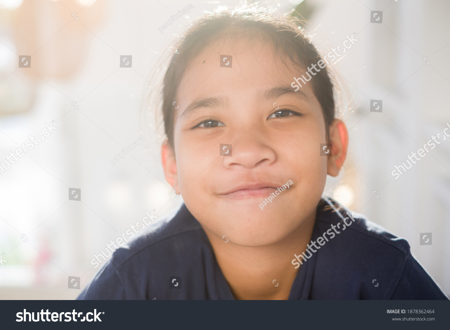 Portrait Ten Years Old Girl Sitting Stock Photo 1878362464 | Shutterstock