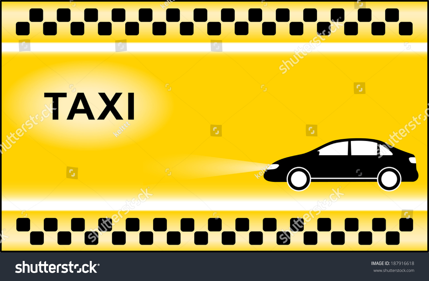 Фон для визитки такси
