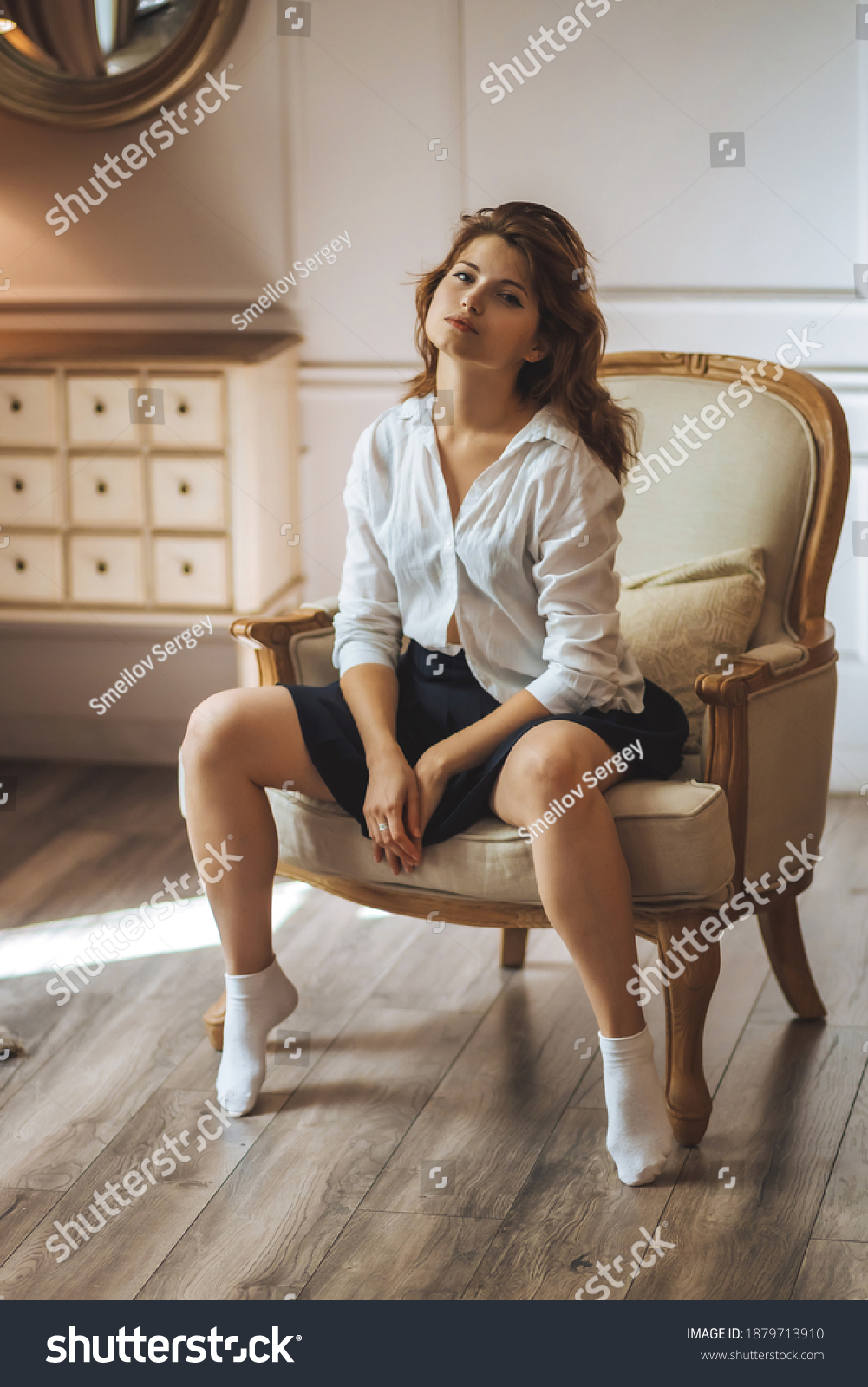 little girl skirt sitting