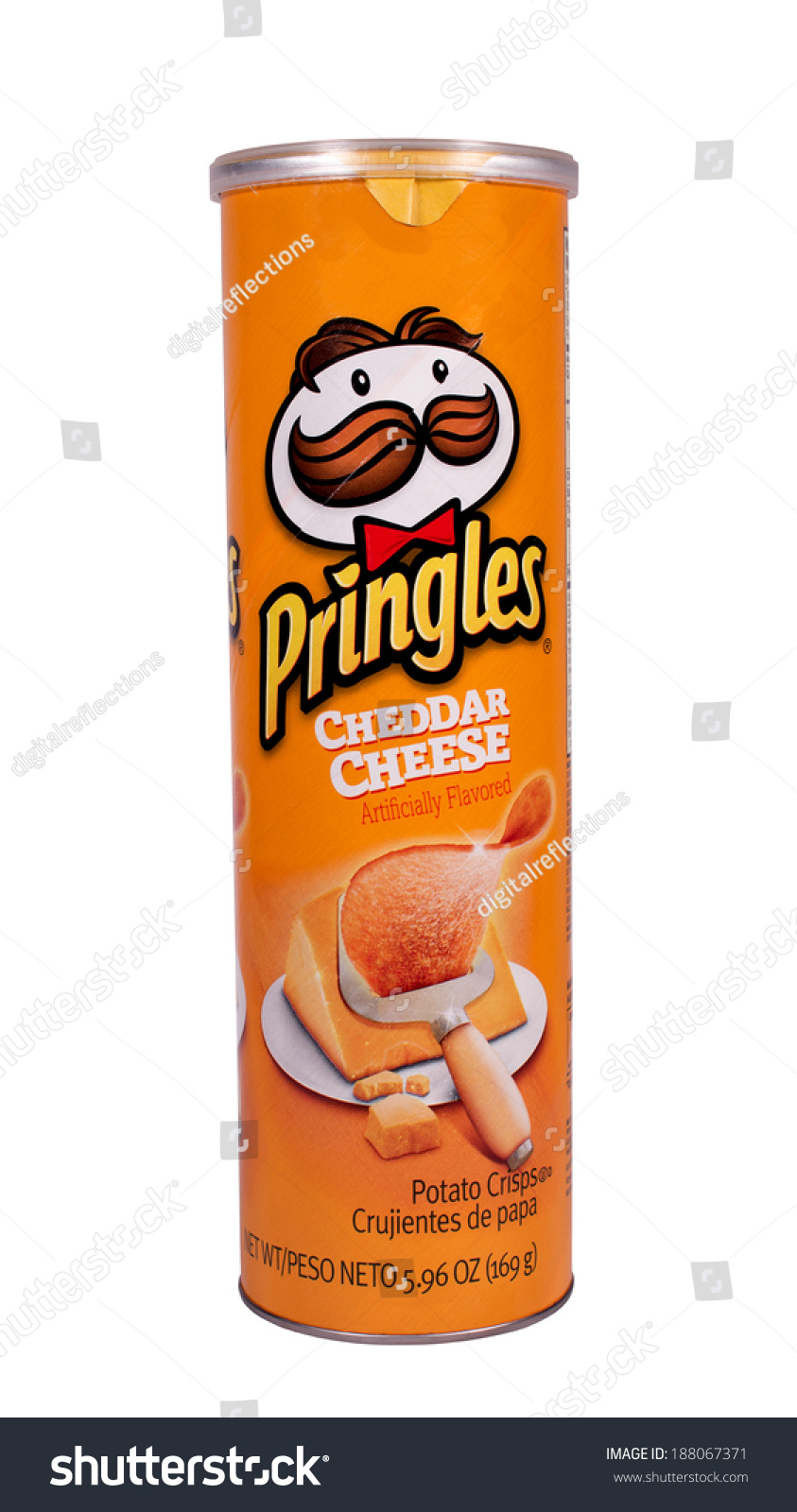 River Fallswisconsinapril19 2014 Can Pringles Cheddar Stock Photo ...