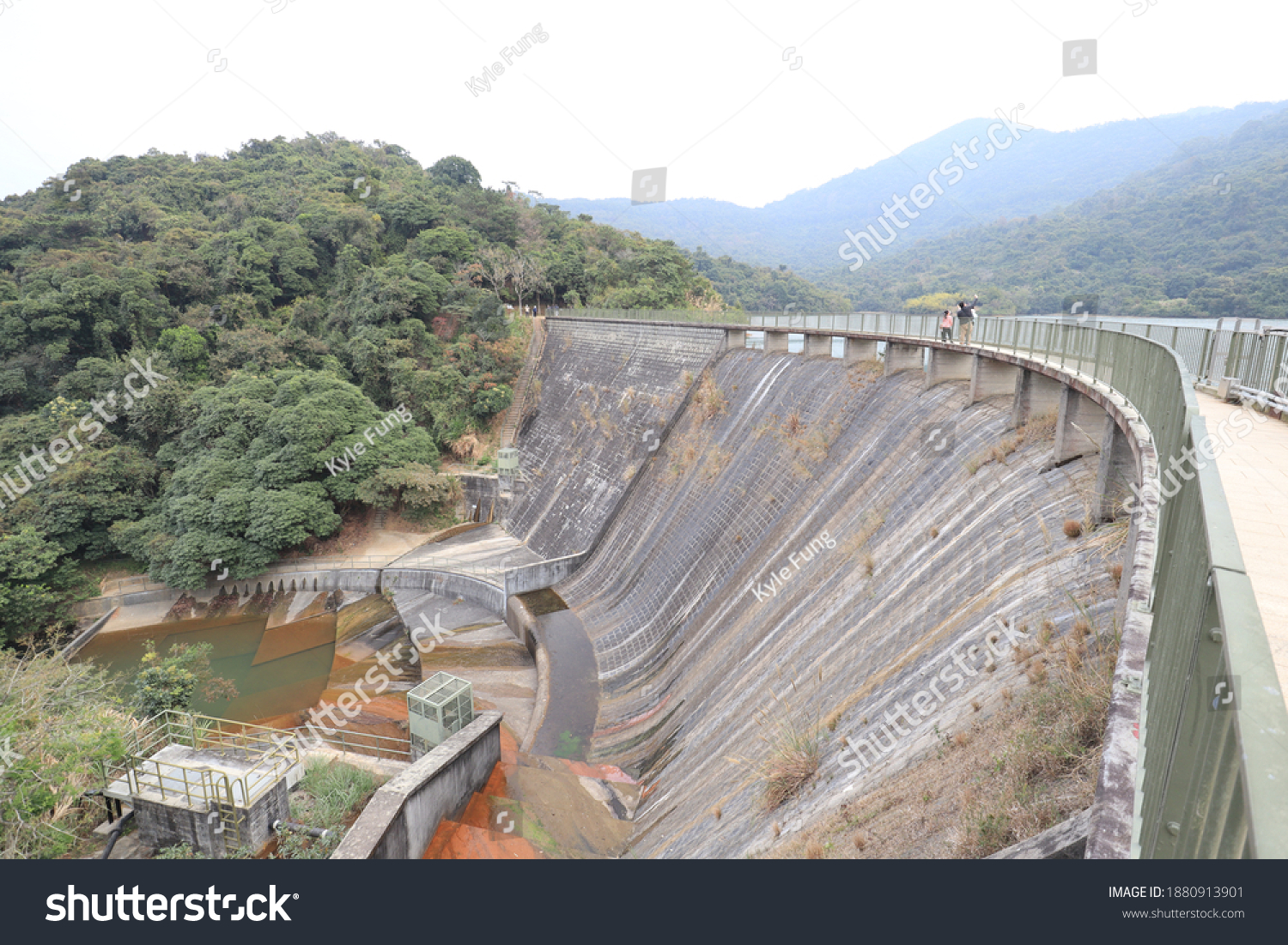 Curved Dam Ho Pui Reservoir Yuen Stock Photo 1880913901 | Shutterstock