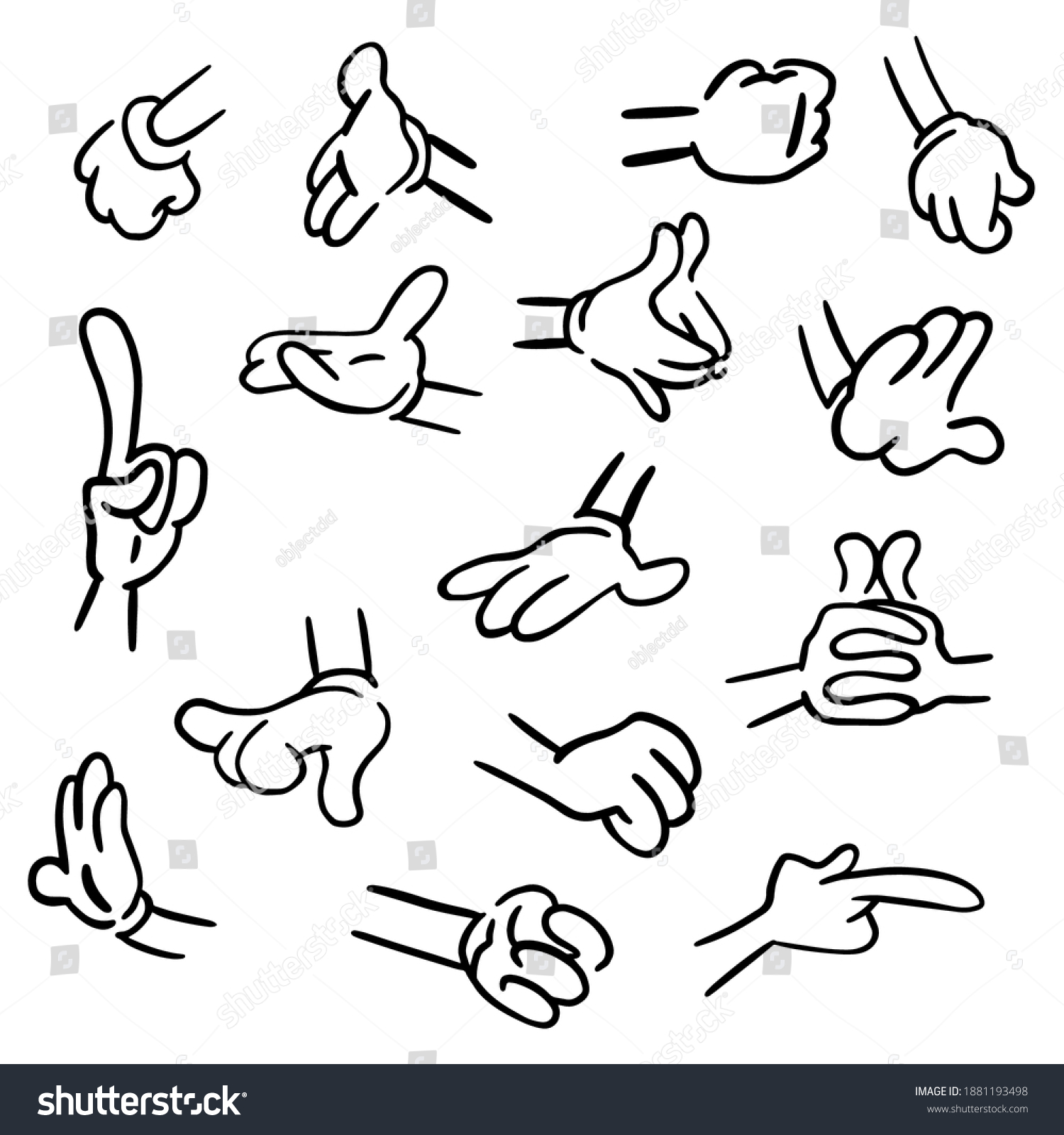 93,589 Cartoon Hands Holding Sign Images, Stock Photos & Vectors 