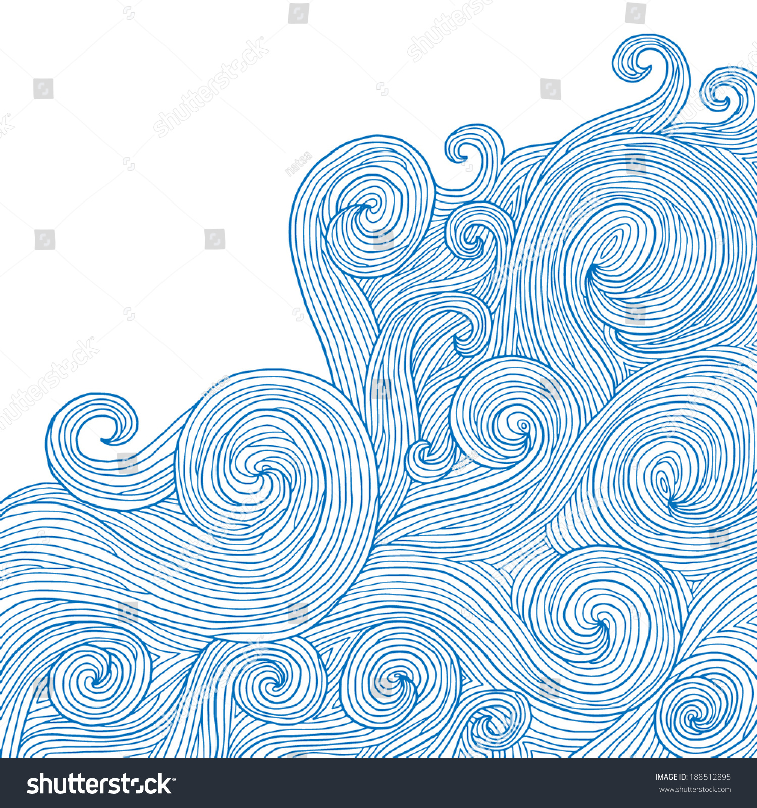 Abstract Waves Background Stock Vector (Royalty Free) 188512895 ...