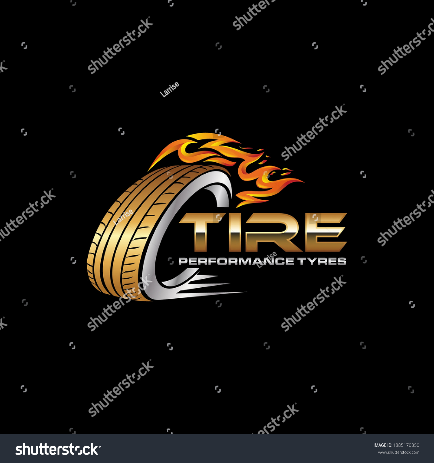 Illustration Vector Graphic Automotive Tires Shop Stock Vector (Royalty ...