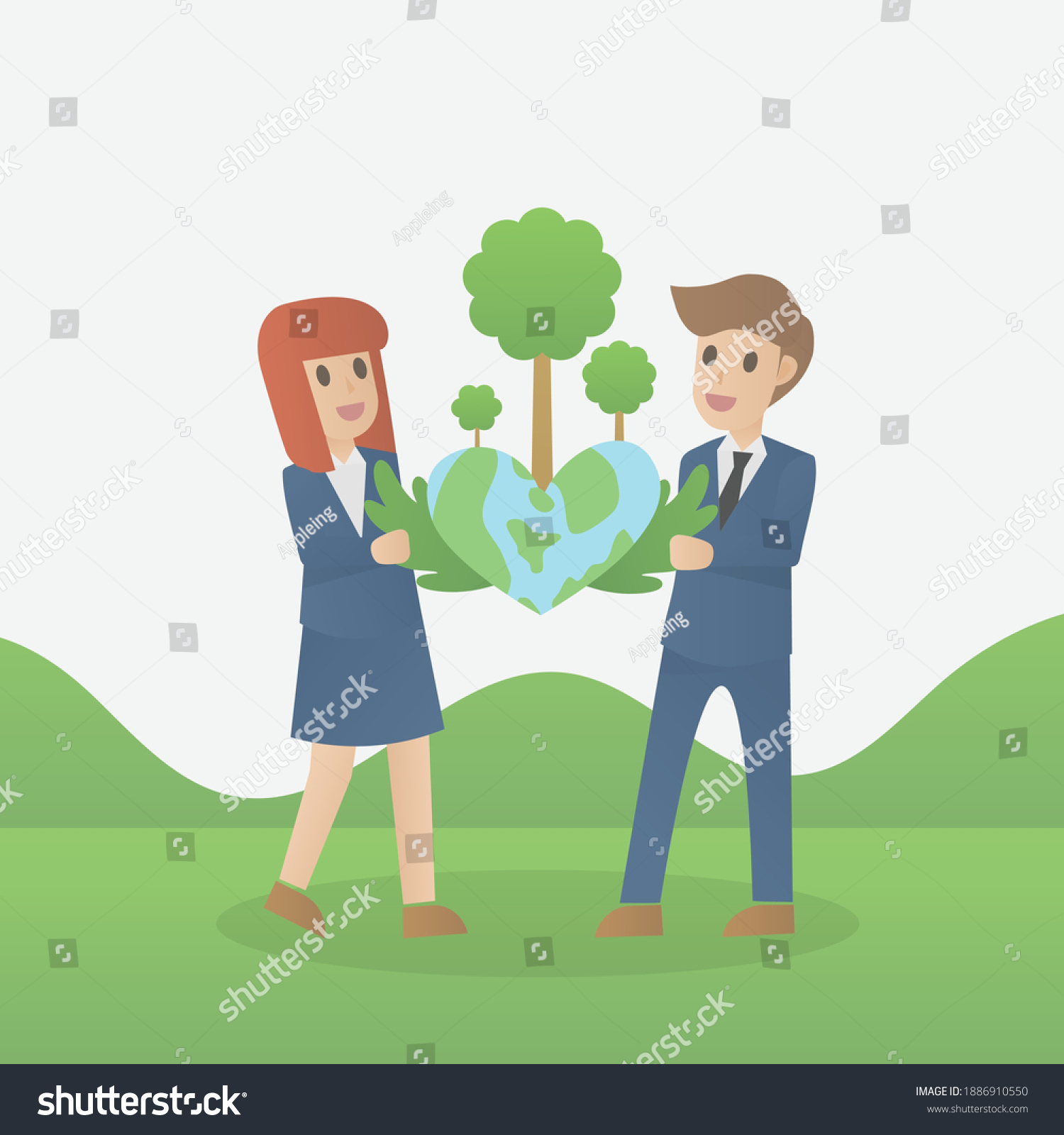 Csrcorporate Social Responsibility Concept Business Conceptidea Stock Vector Royalty Free