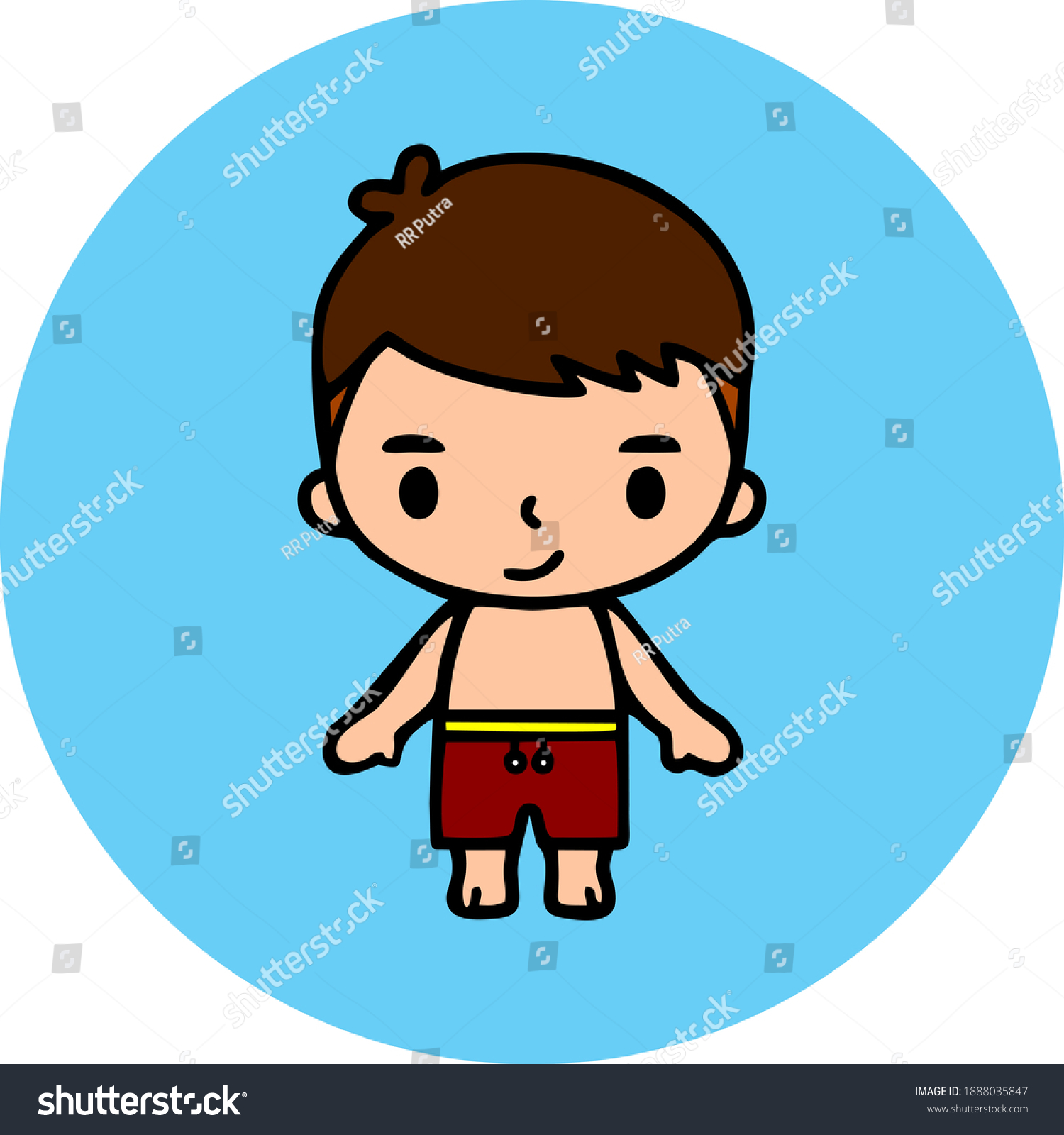 High Quality Vector Boy Wearing No Stock Vector (Royalty Free ...