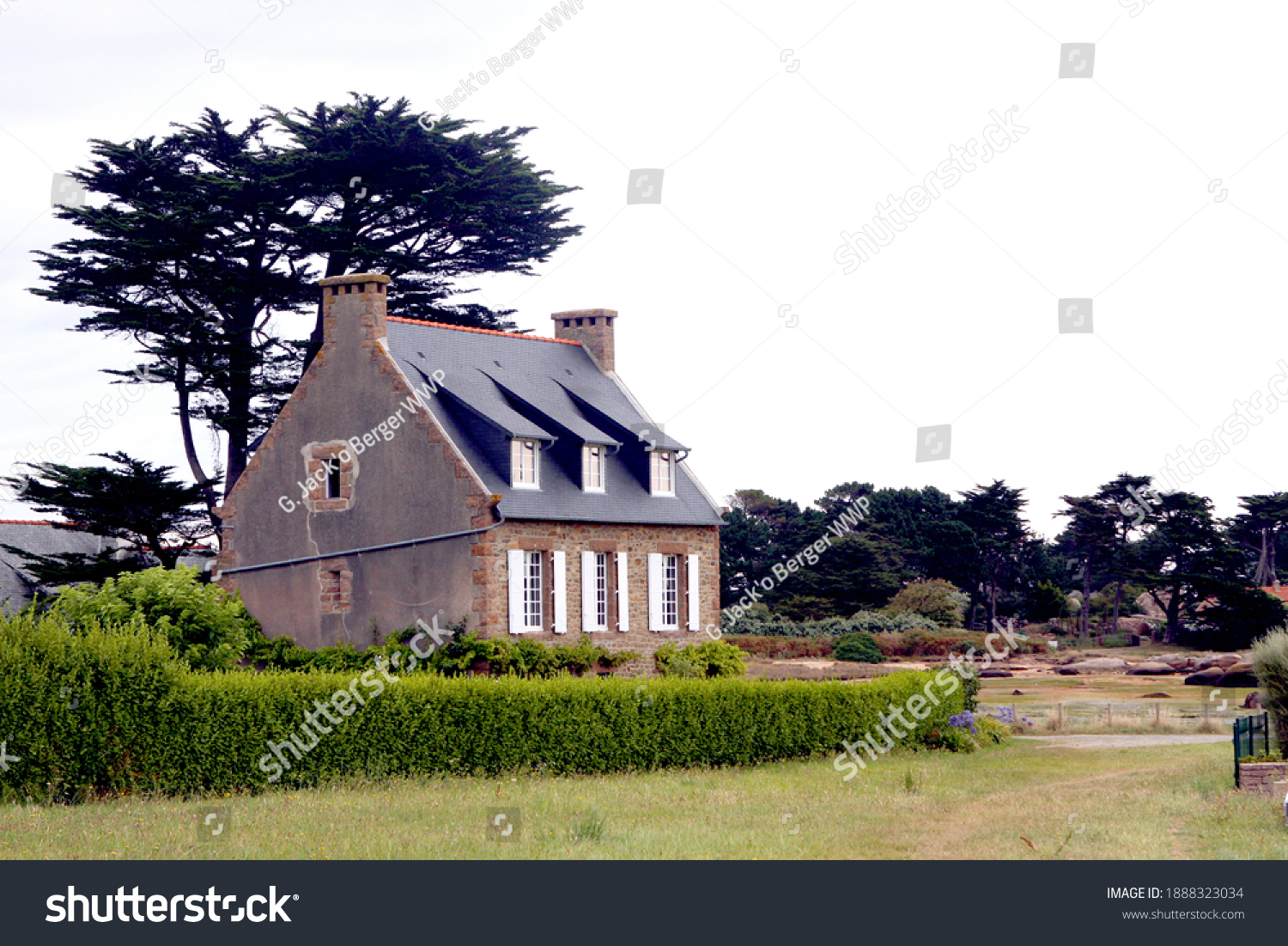 Brittany De Granit Rose France August Stock Photo 1888323034 | Shutterstock