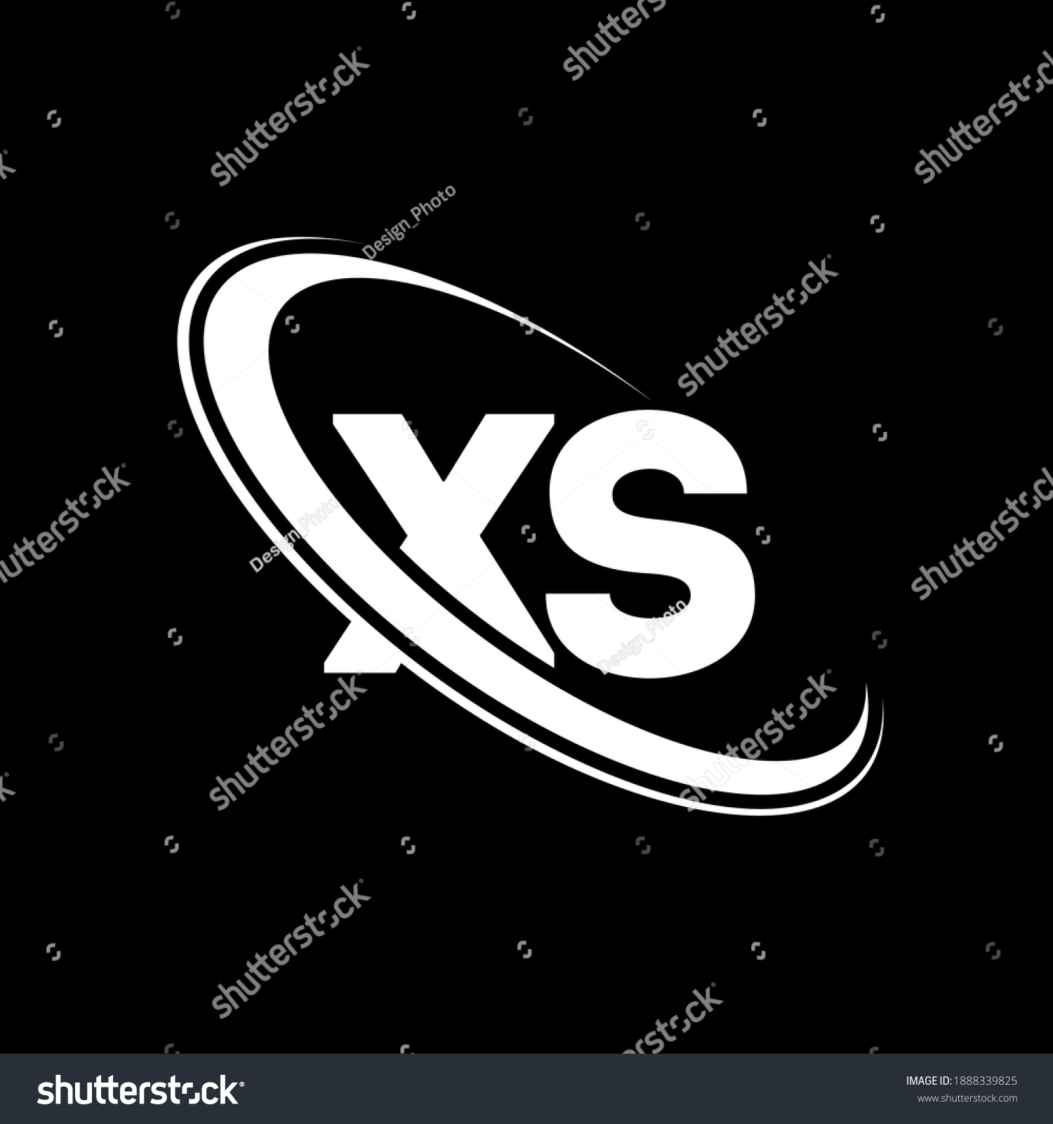 Xs Logo X S Design White Stock Vector (Royalty Free) 1888339825 ...