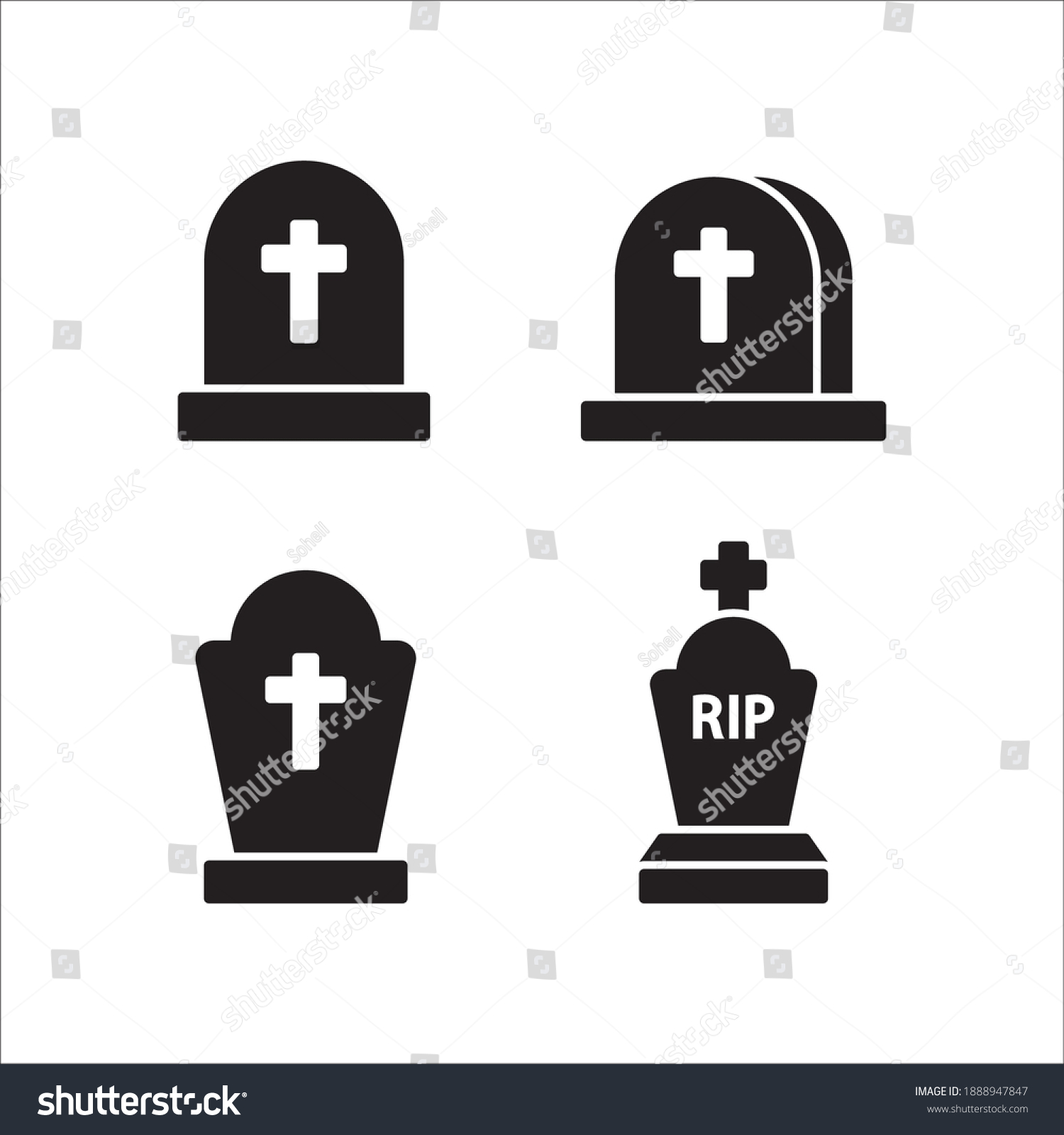 20,117 Cemetery illustration graveyard icon Images, Stock Photos ...