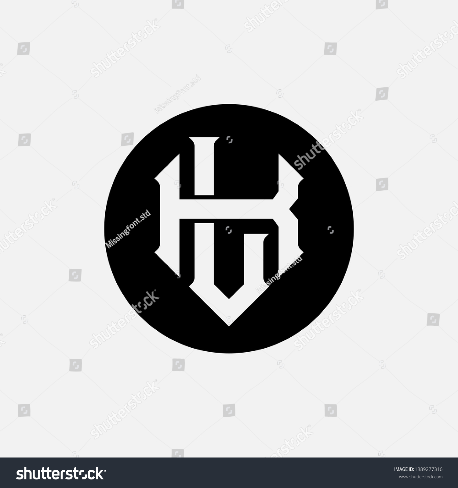 Initial Letter K L Kl Lk Stock Vector (Royalty Free) 1889277316 ...