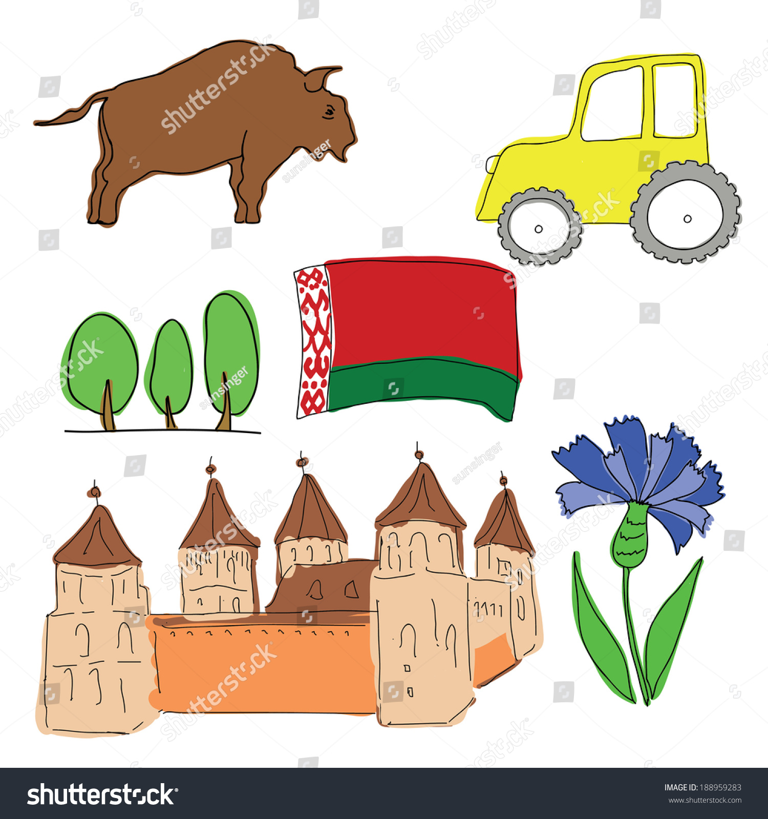 Беларусь рисунок символ