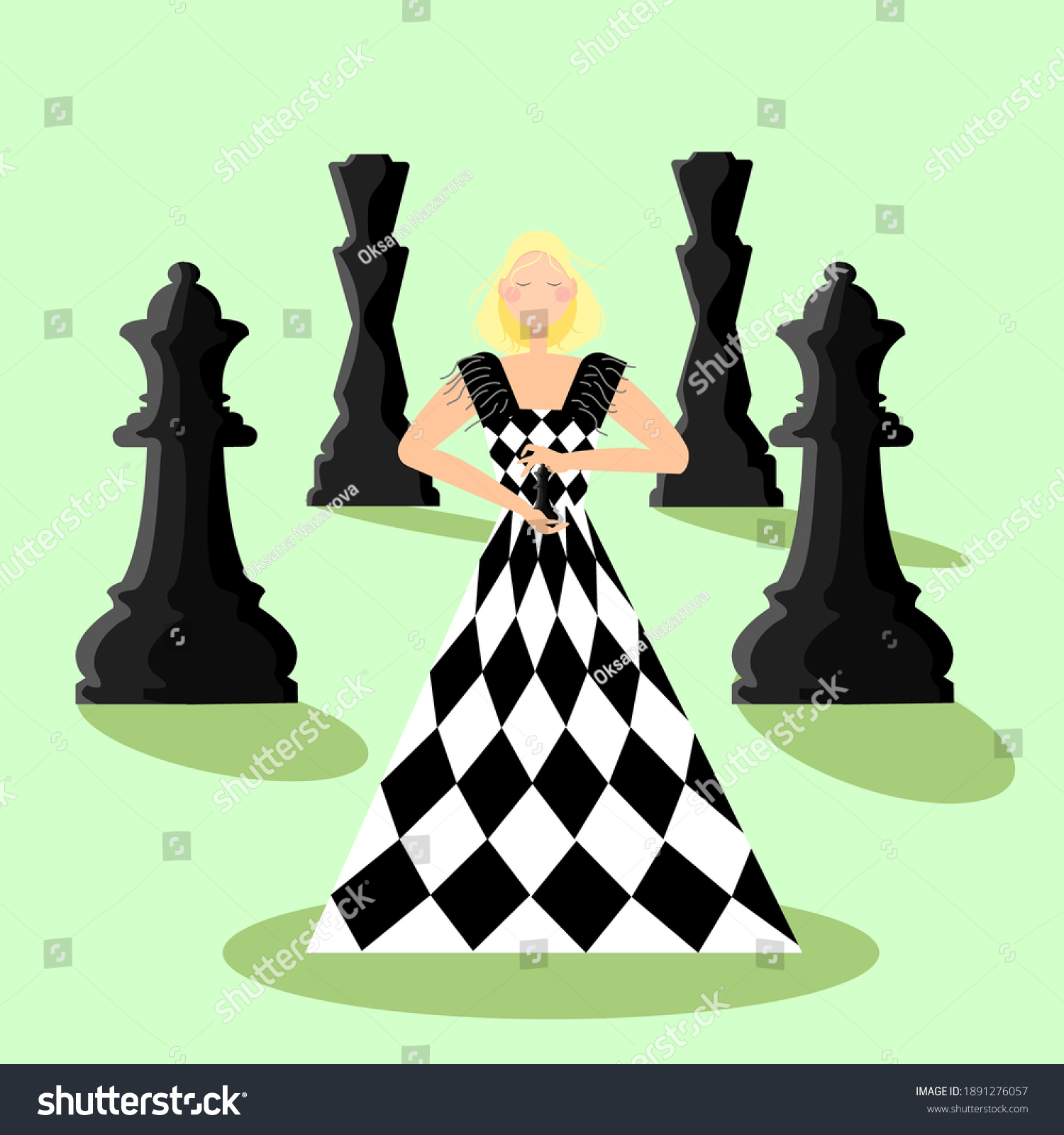 Шахматная Королева мультик