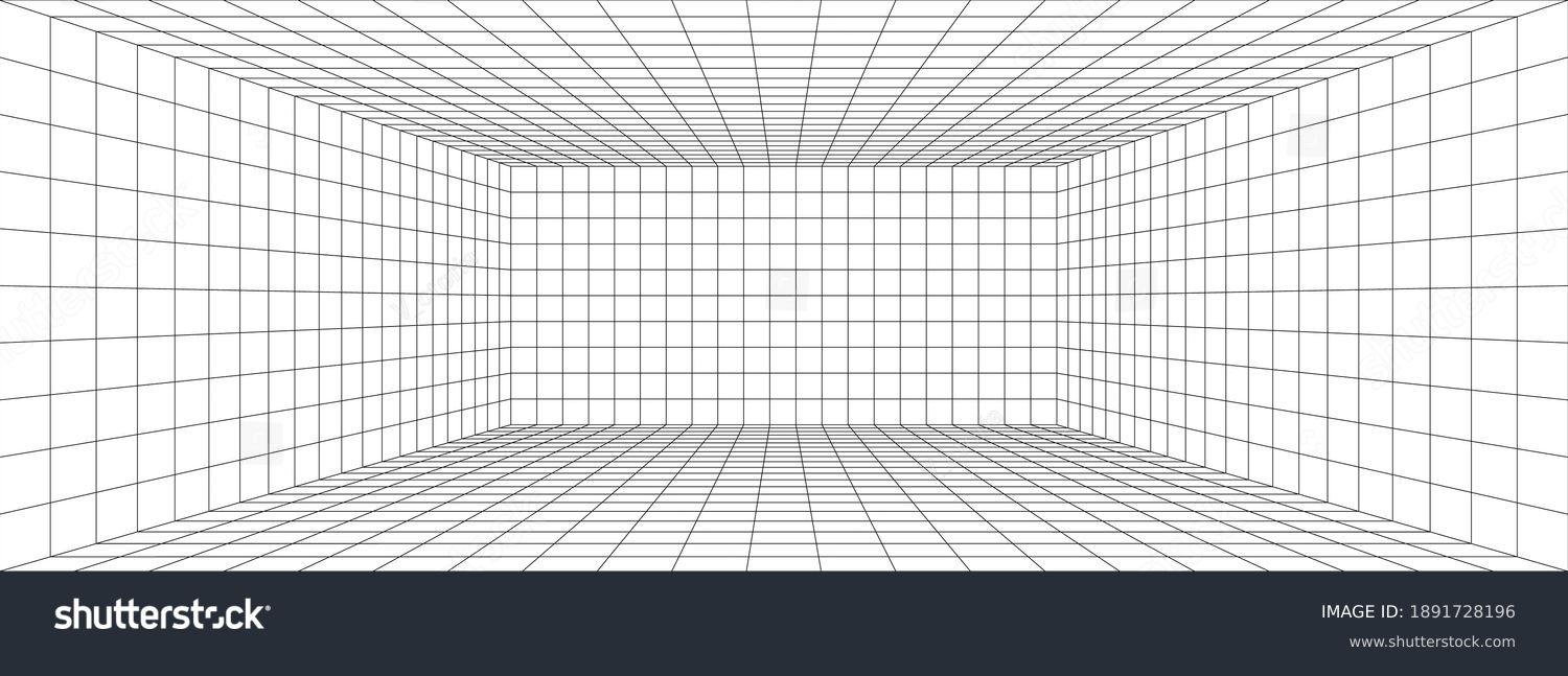 perspective-grid-background-3d-vector-illustration-stock-vector