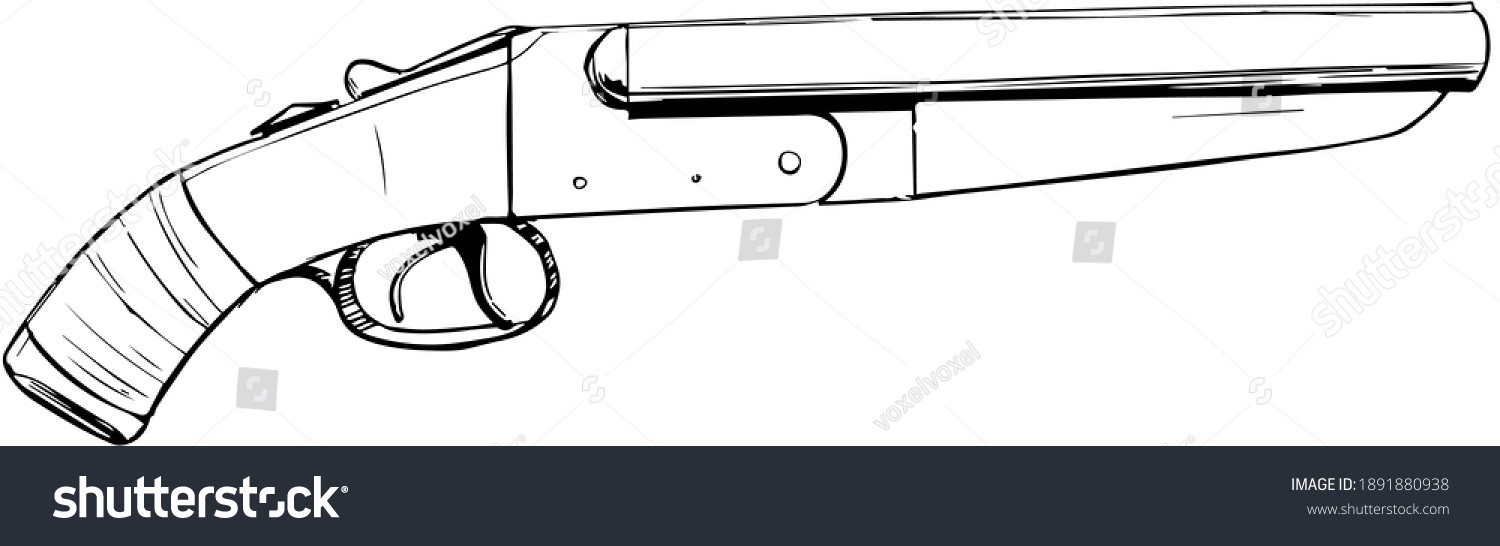 shotgun drawing