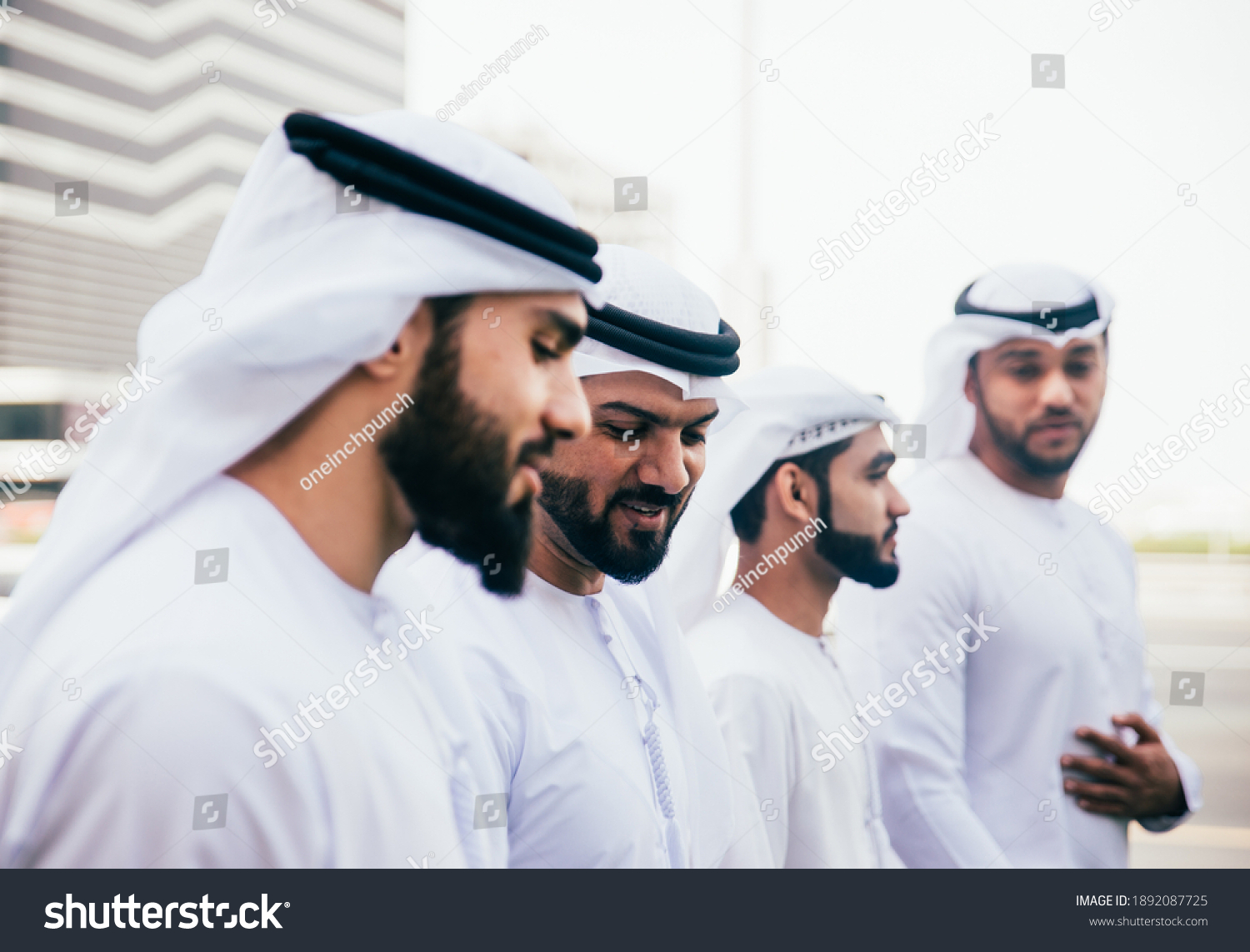 Cinematic Image Arabian Group People Working Stock Photo 1892087725 ...