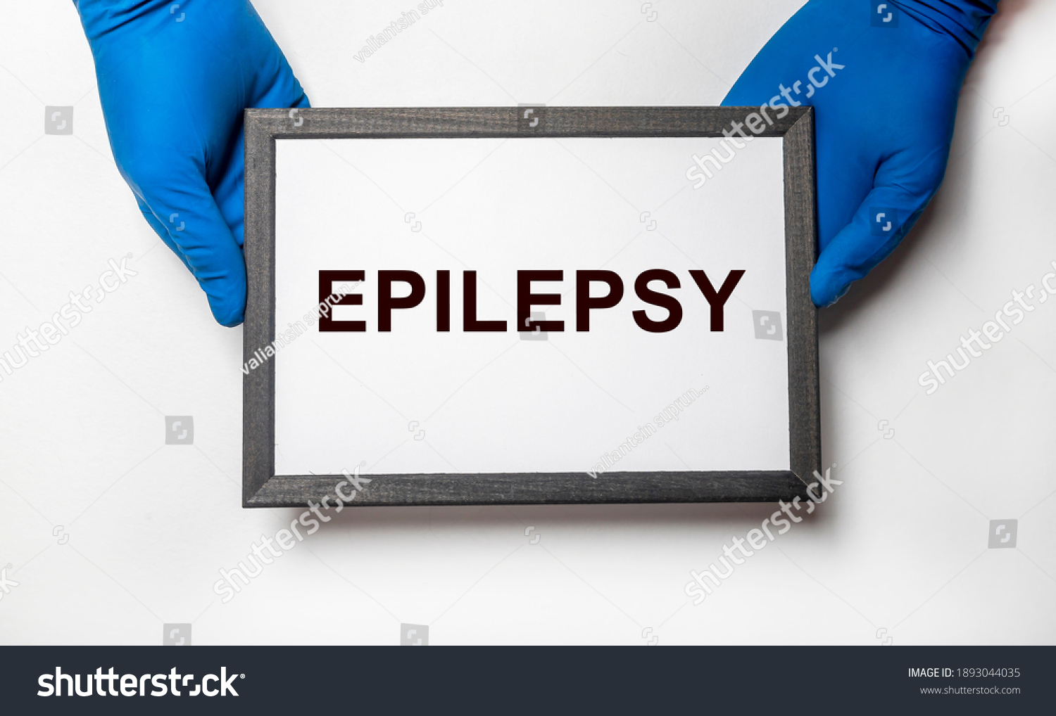 Epilepsy Word Concept Epileptic Disease Diagnosis Stock Photo ...