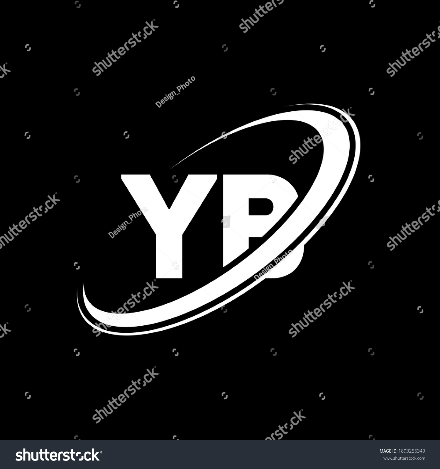 Yb Y B Letter Logo Design Stock Vector (Royalty Free) 1893255349 ...