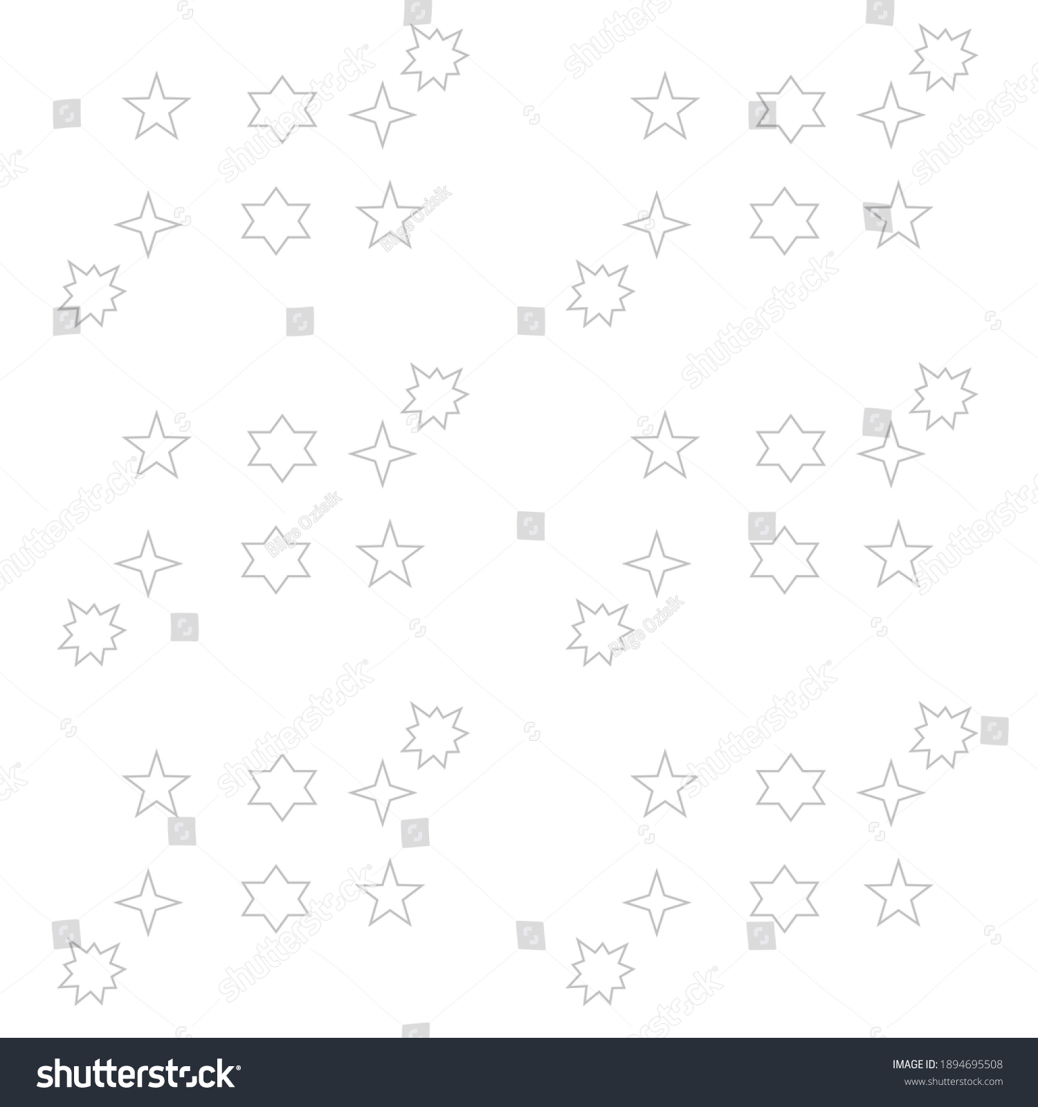 Coloring Sheet Pages Heart Stars Shapes Stock Illustration 1894695508 ...