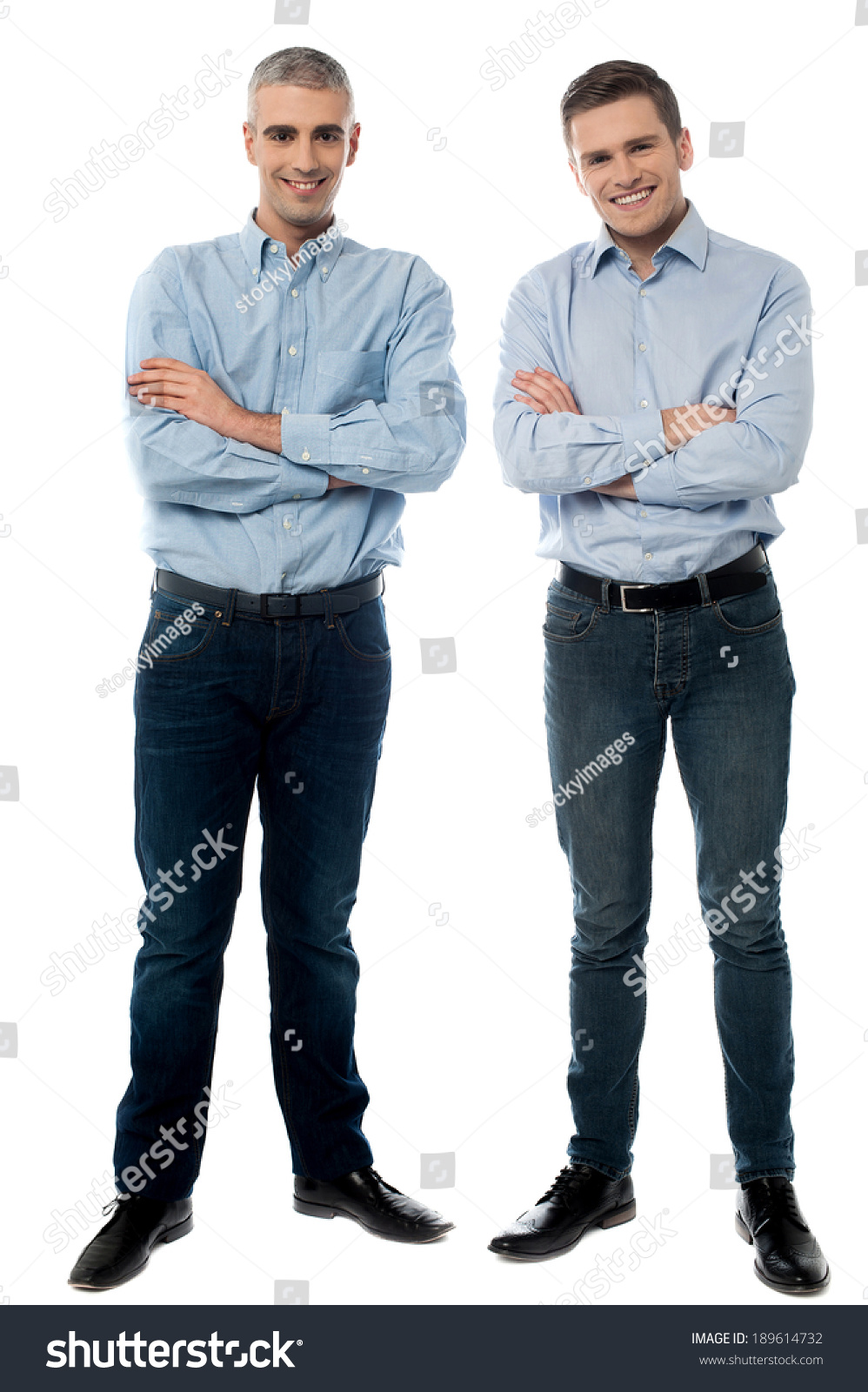 Full Length Picture Casual Men Arms Stock Photo 189614732 | Shutterstock