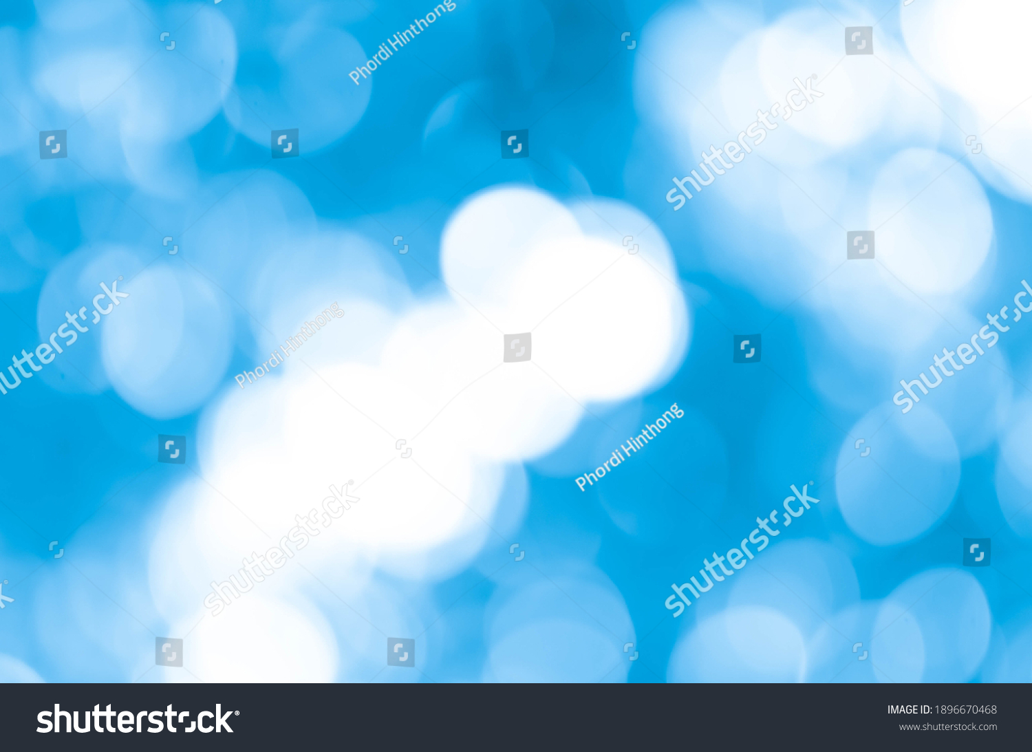 Abstract Blue Bokeh Nature Background Stock Photo 1896670468 | Shutterstock