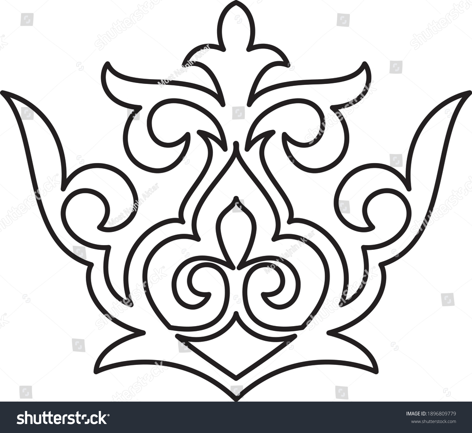 Адыгский орнамент раскраска