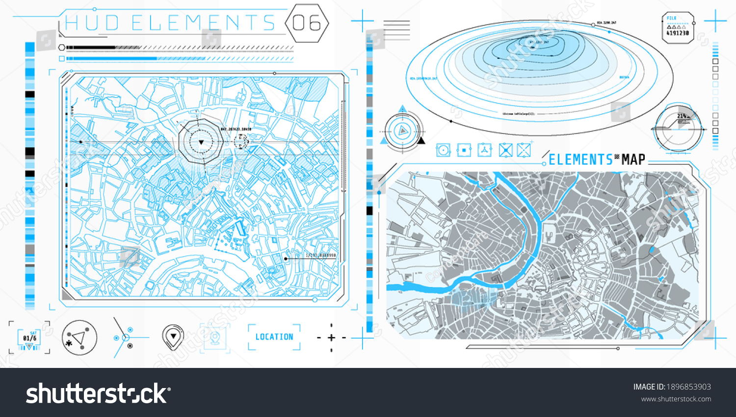 Техно карта. HUD карта. NTC элемент Map. Map HUD.