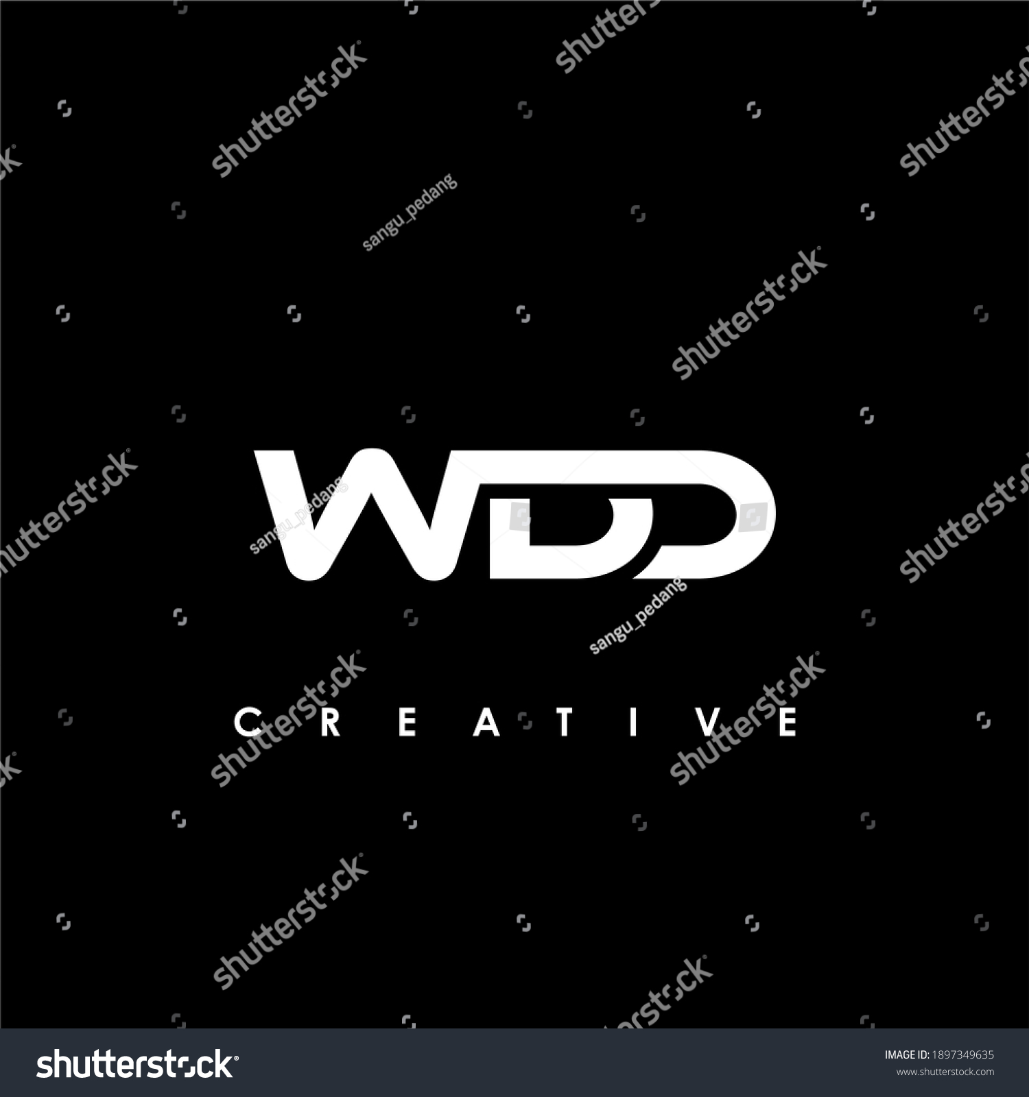 Wdd Letter Initial Logo Design Template Stock Vector (Royalty Free ...