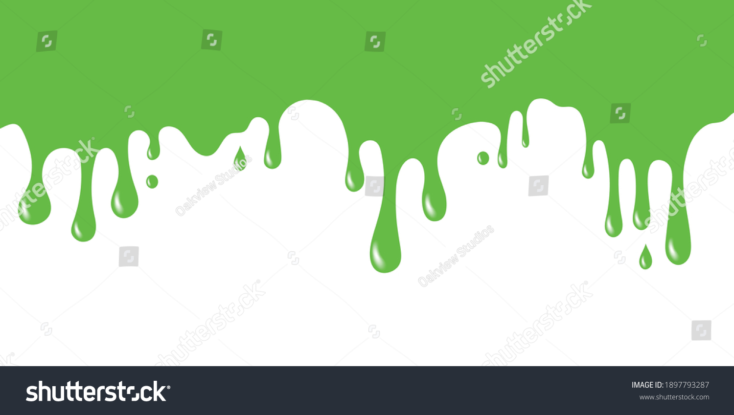 Slime Doing Green Halloween Vector Stock Vector (Royalty Free ...