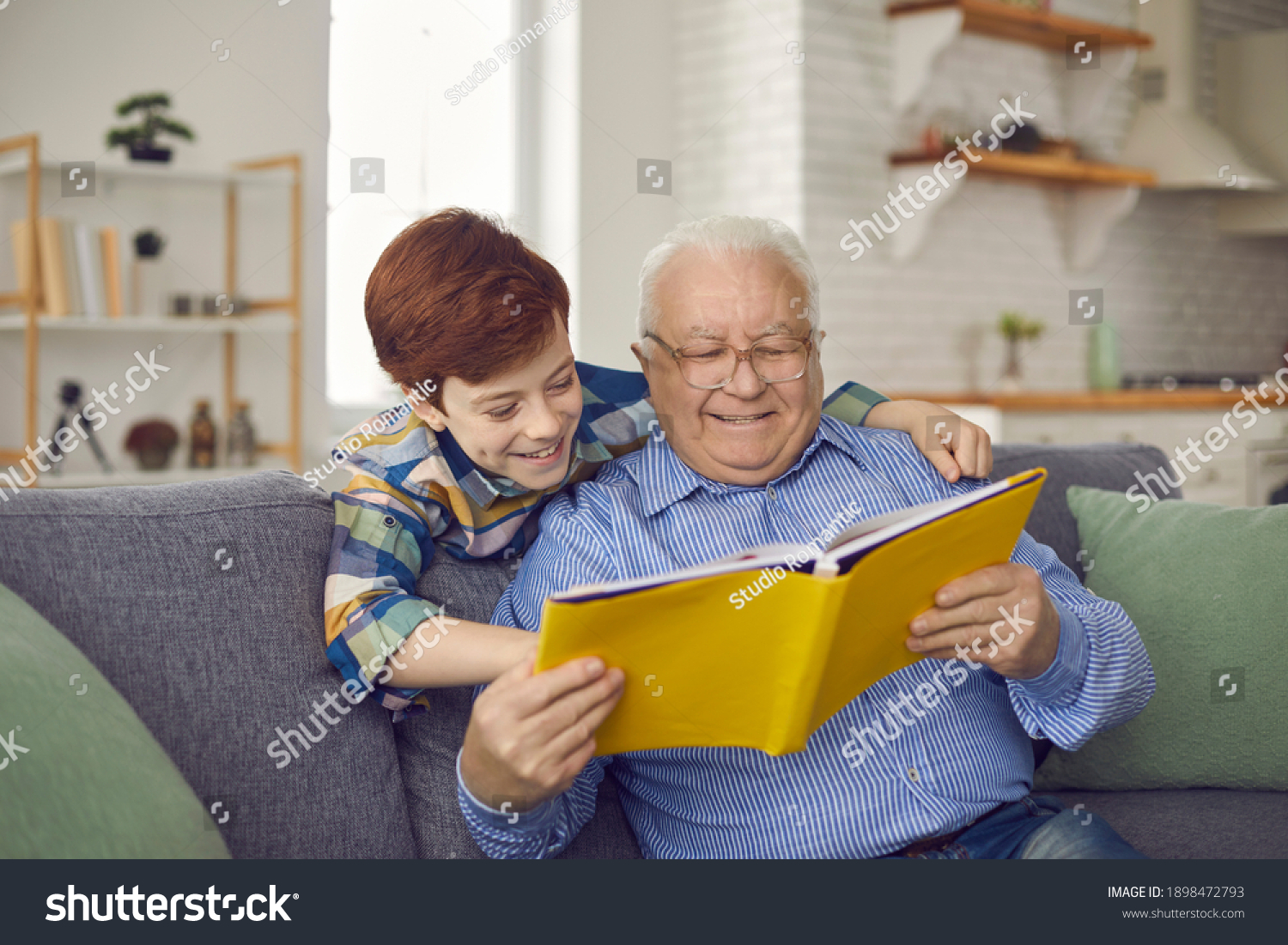 Older Family Members Children Having Fun Stock Photo 1898472793 ...