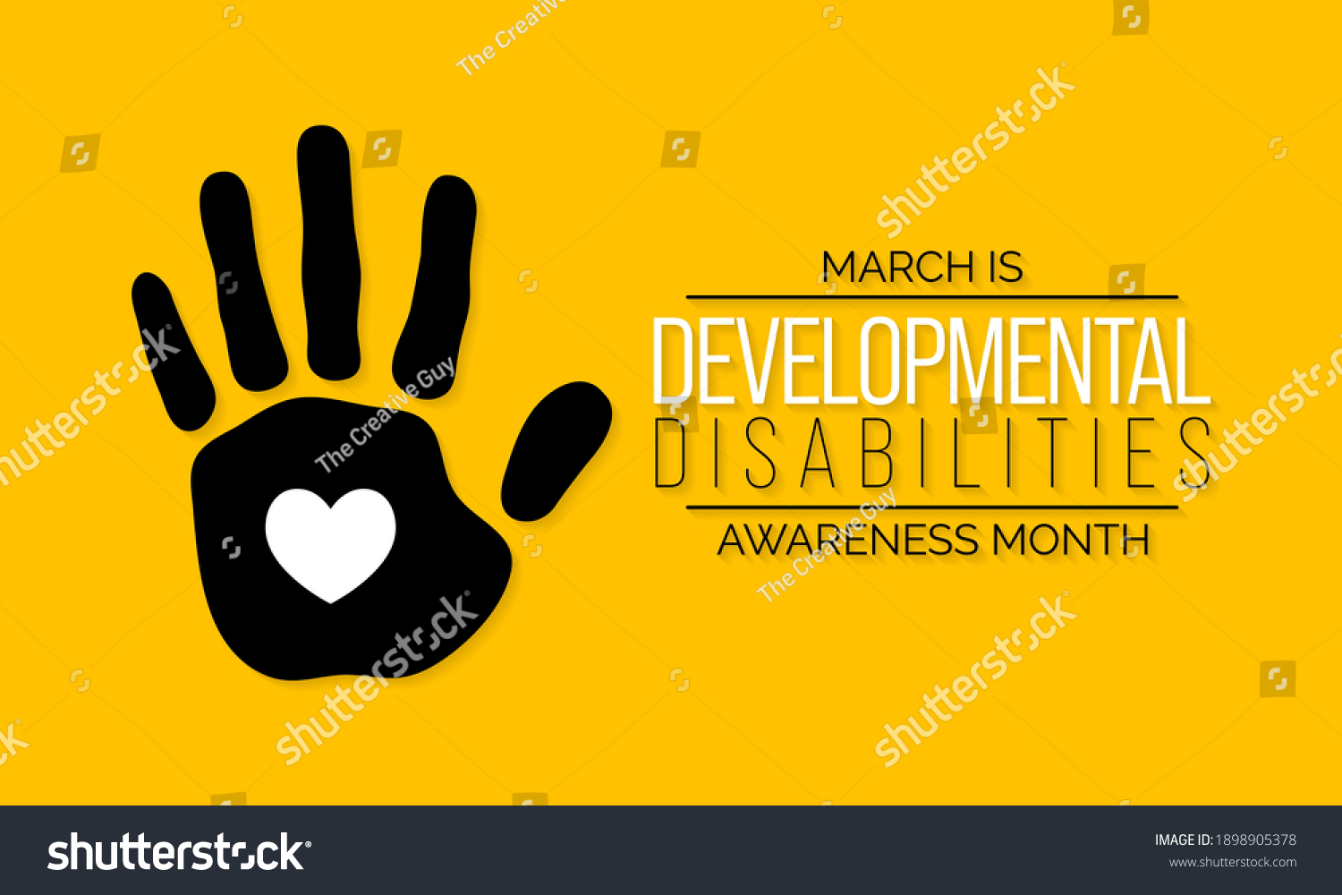 Vector Illustration On Theme Developmental Disabilities Stock Vector ...