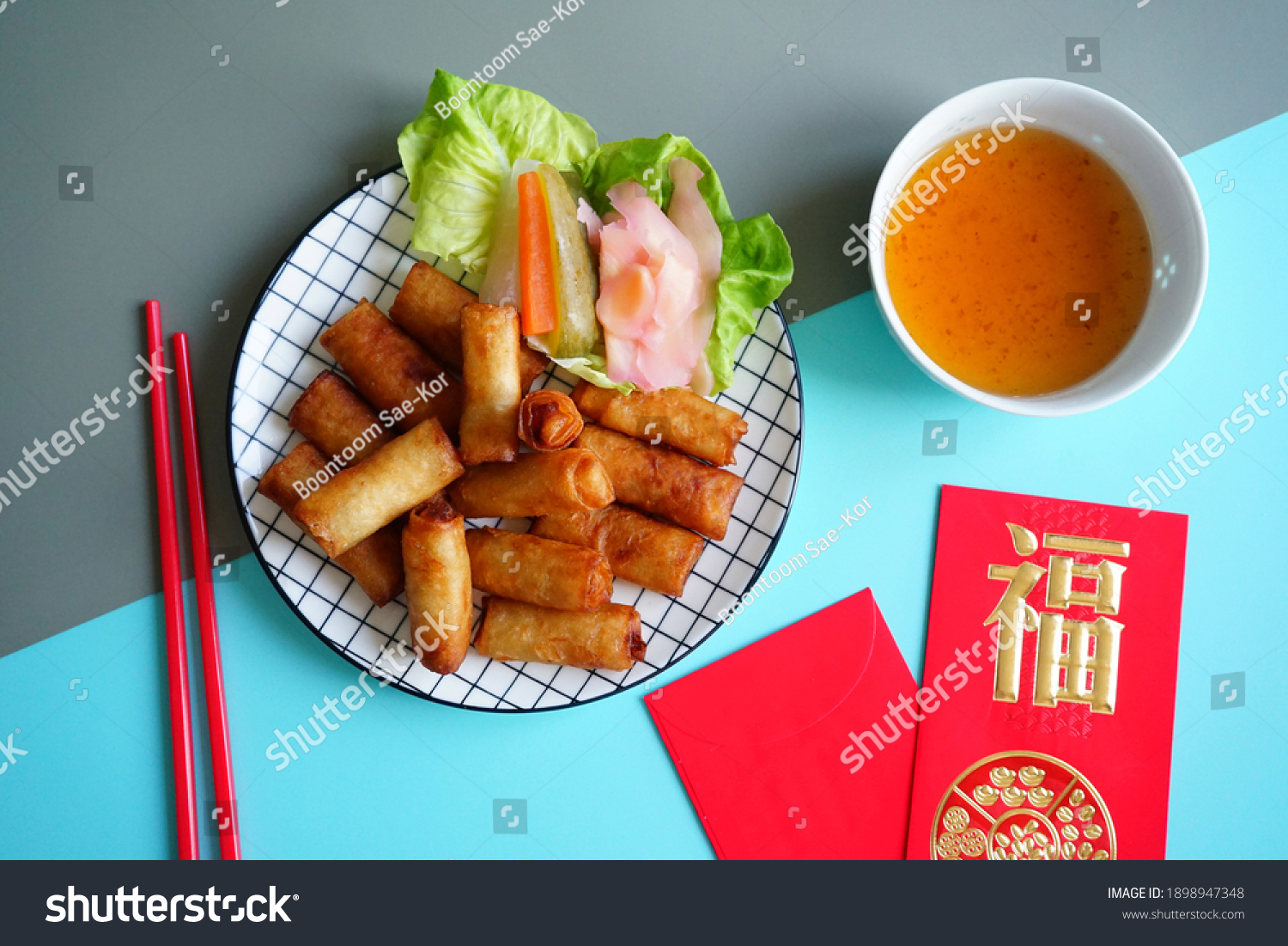 Chinese Lunar New Year Lucky Food Stock Photo 1898947348 Shutterstock Chinese Lunar New Year Lucky Food Stock Photo 1898947348 Shutterstock