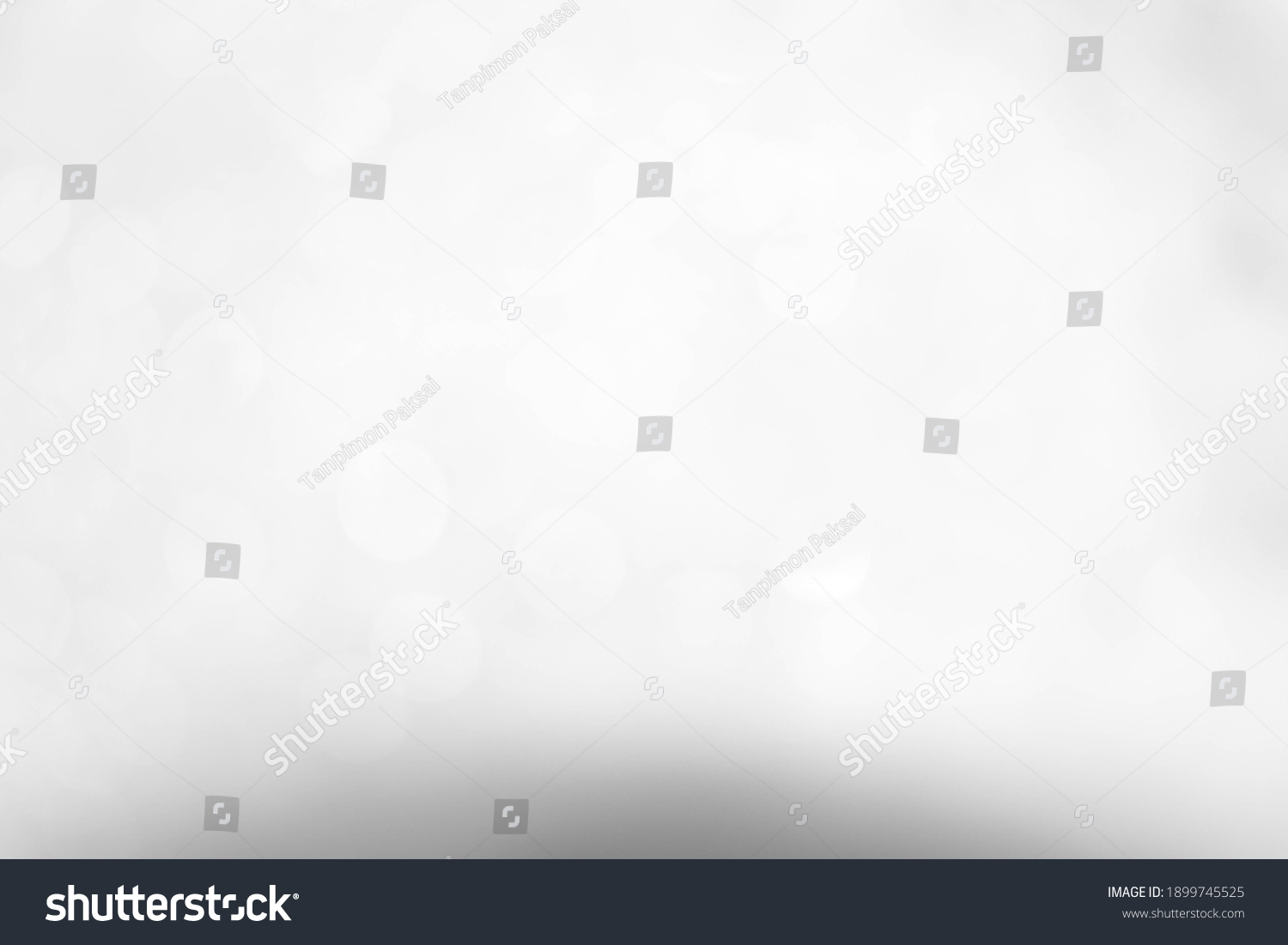 Gray Bokeh Background Abstract White Blur Stock Photo 1899745525 ...