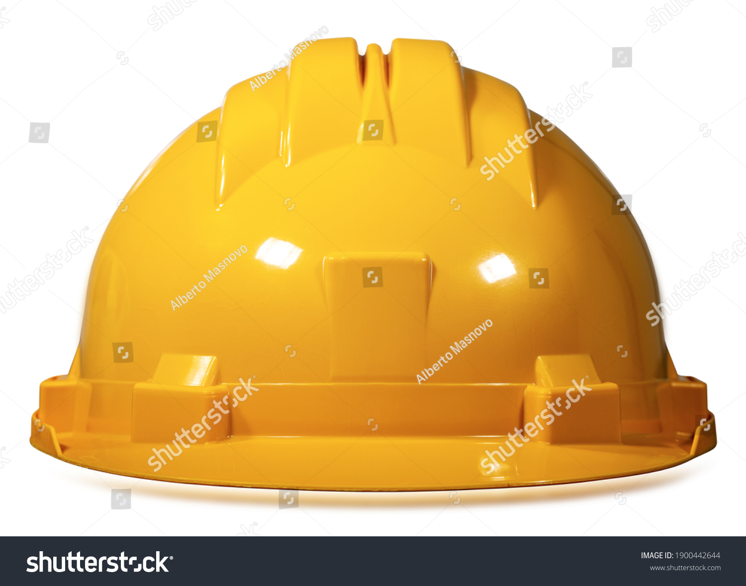 Closeup Yellow Orange Hard Hat Safety Stock Photo 1900442644 | Shutterstock