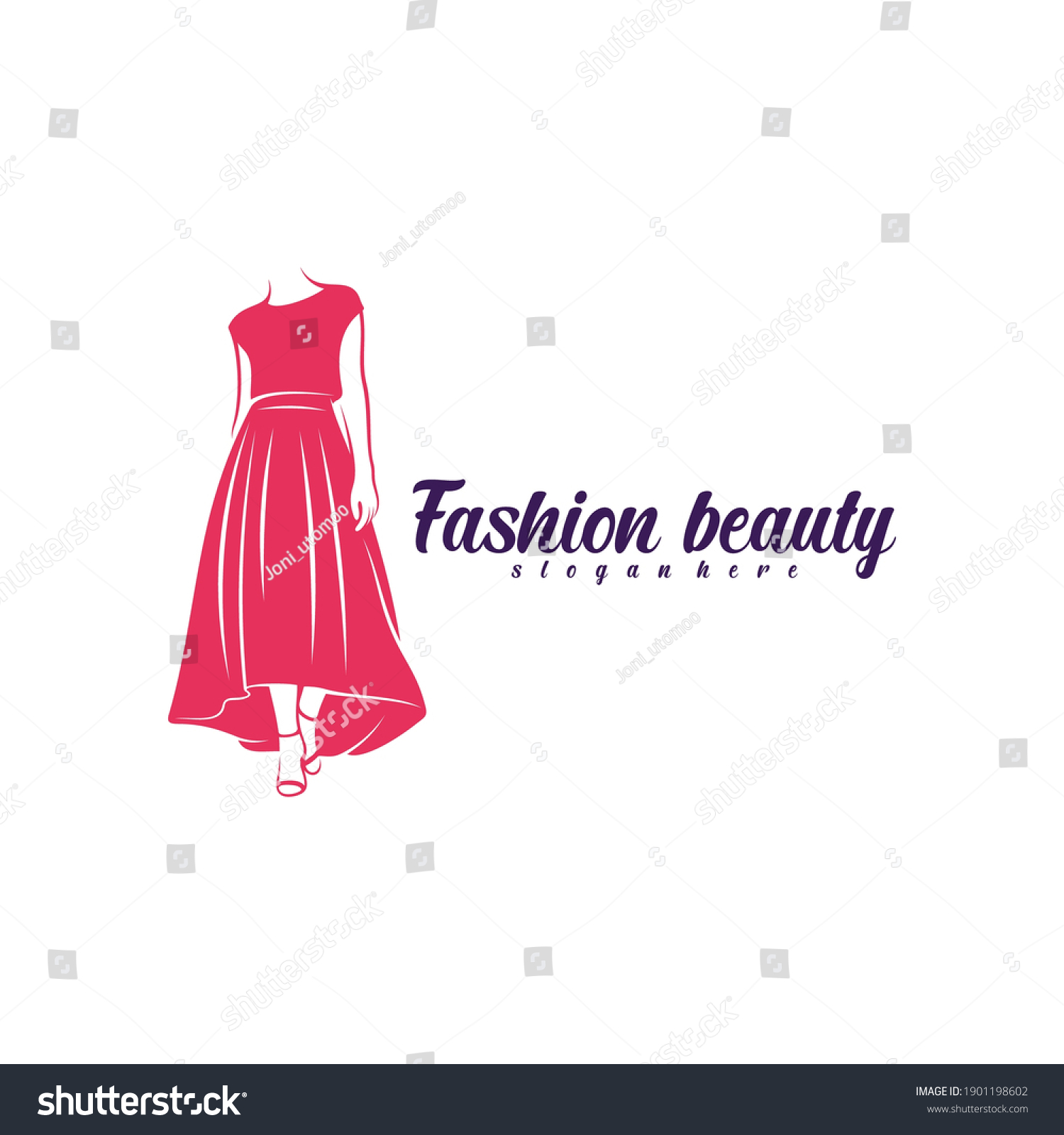 Fashion Logo Vector Illustration Design Template Stock Vector (Royalty ...