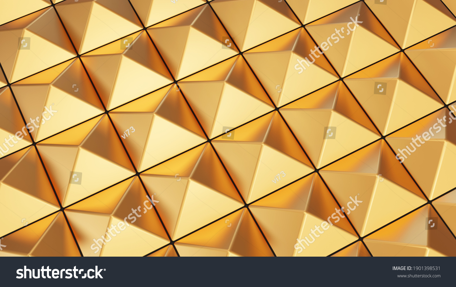 Relief Surface Golden Pyramids Luxury 3d Stock Illustration 1901398531 Shutterstock 6434