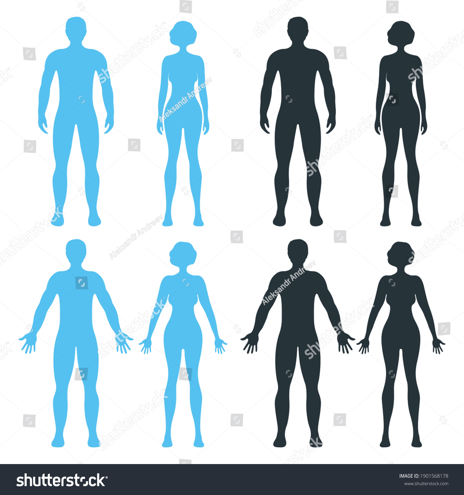 Male Female Human Character People Man Stock Vector Royalty Free 1901568178 Shutterstock 0063