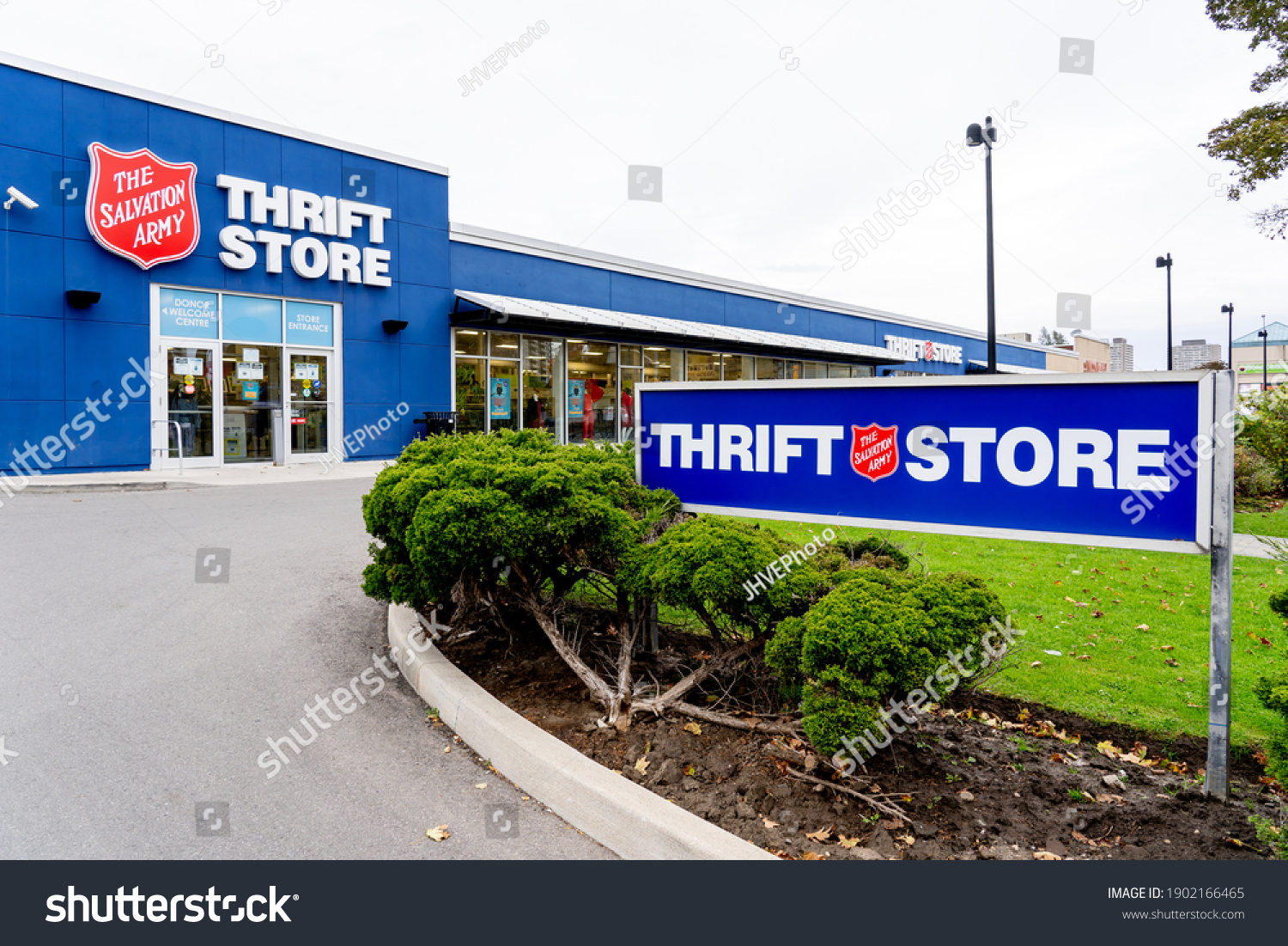 188 Salvation Army Church Images Stock Photos Vectors Shutterstock   Stock Photo  North York Toronto Canada October One Of Salvation Army S Thrift Store In Toronto 1902166465 