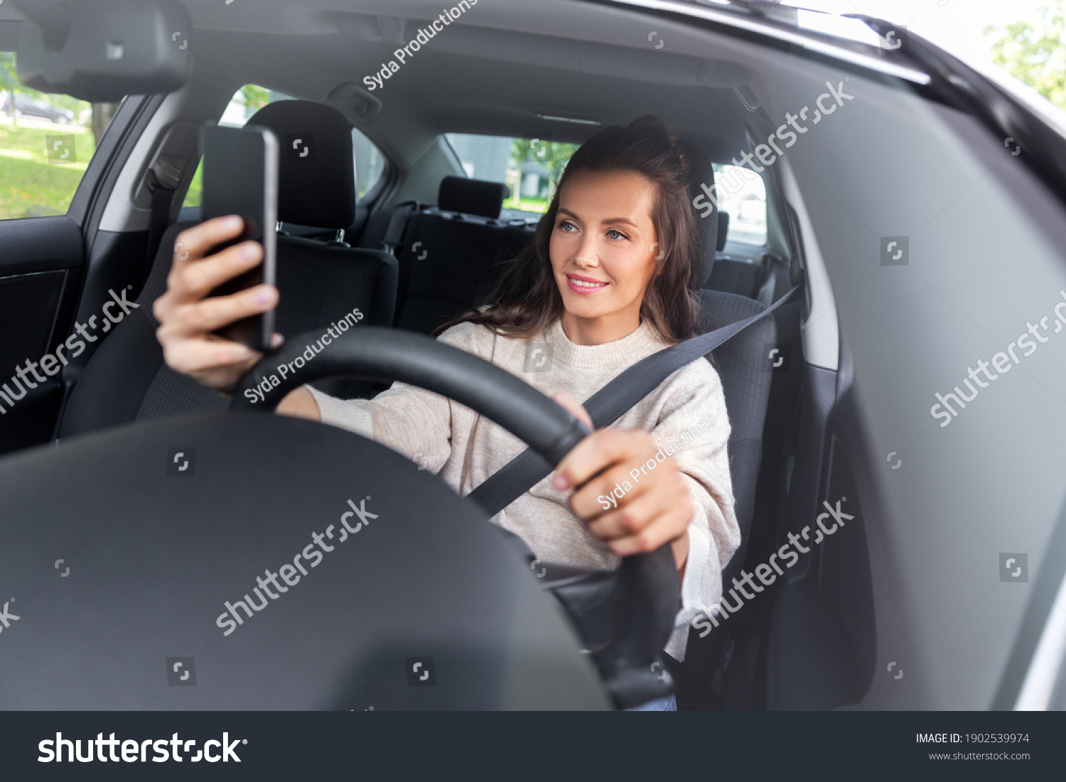 Safety People Concept Happy Smiling Young Stock Photo 1902539974 ...