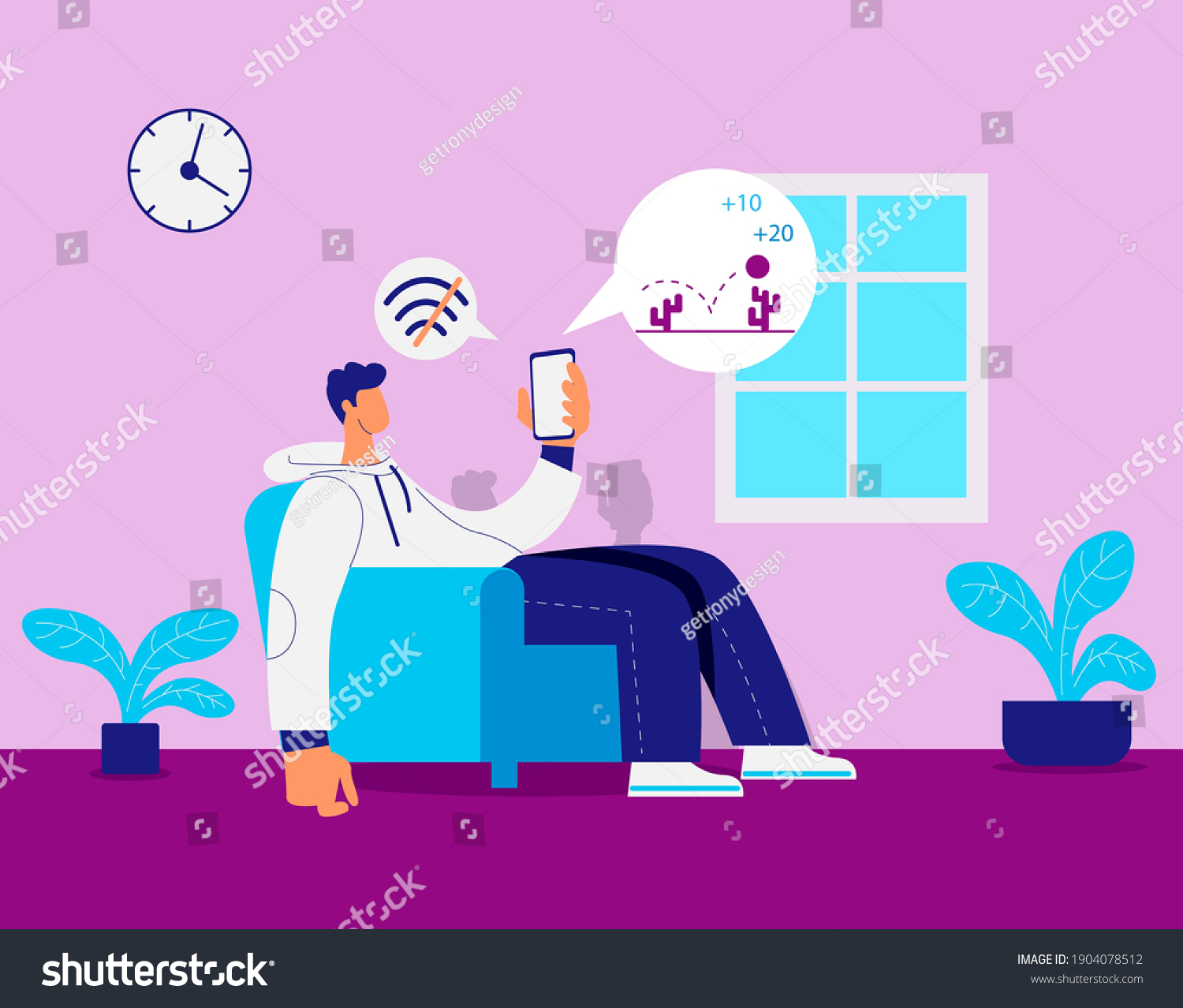 no-internet-connection-slow-network-connection-stock-vector-royalty