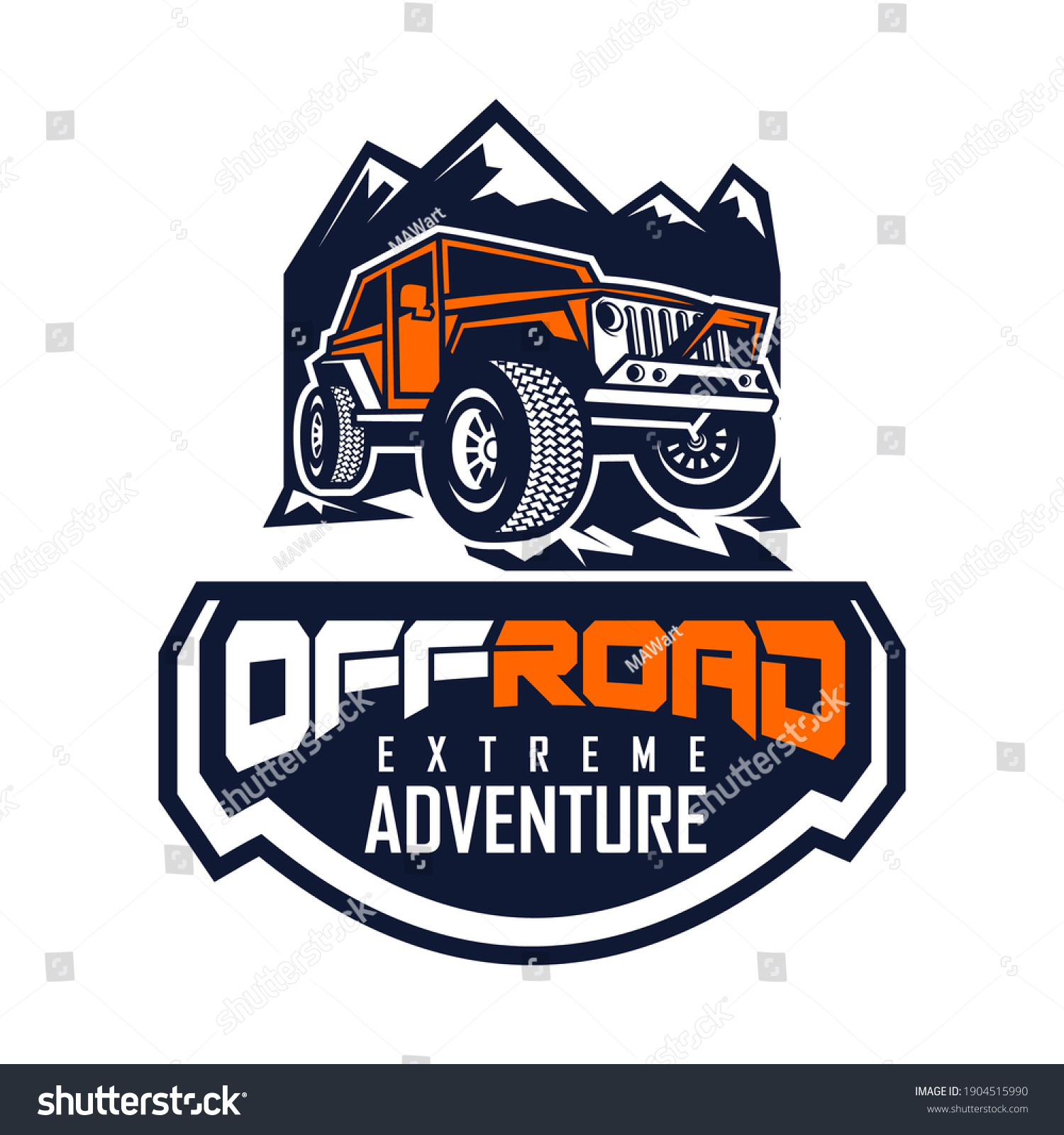 Off Road Extreme Sport Logo Vector Stock Vector (Royalty Free ...