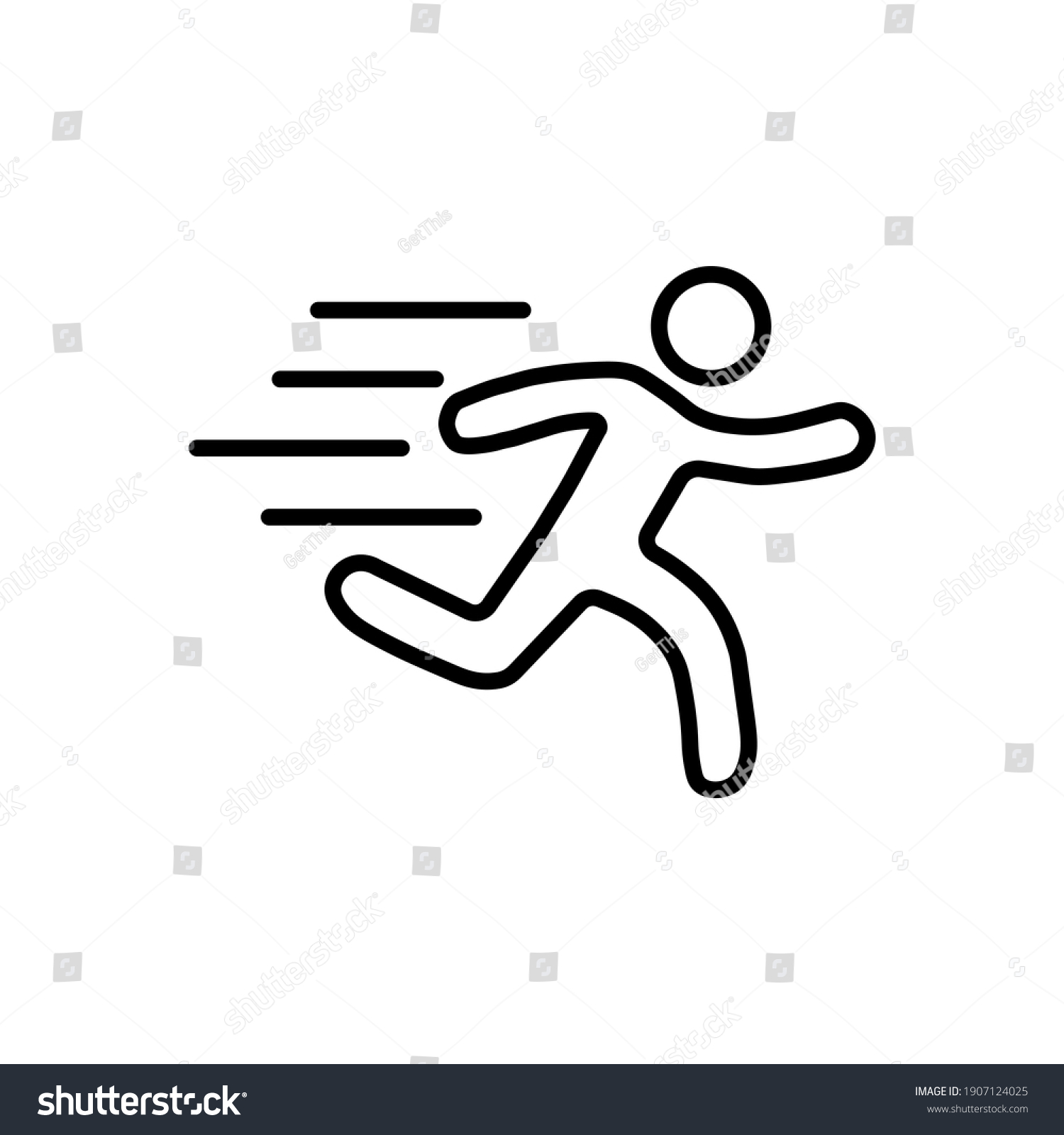 21,231 Running Man Line Icon Images, Stock Photos & Vectors | Shutterstock