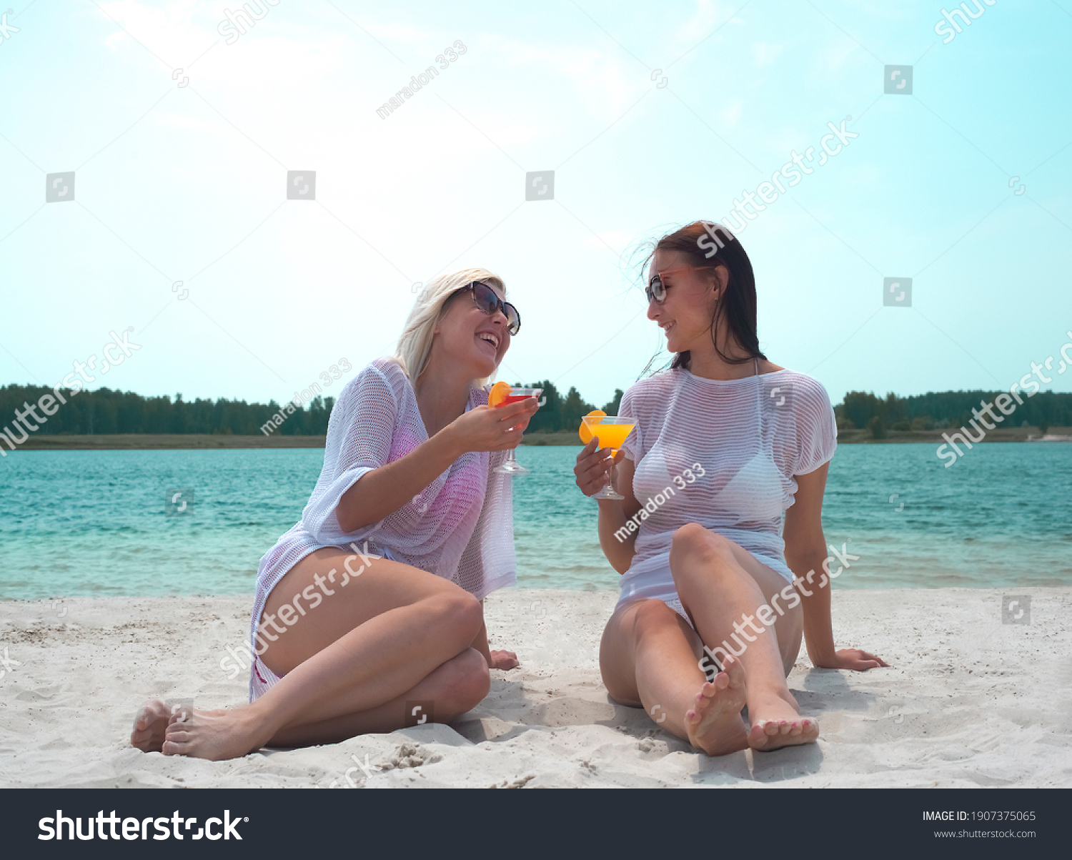 Hot Mom At Beach