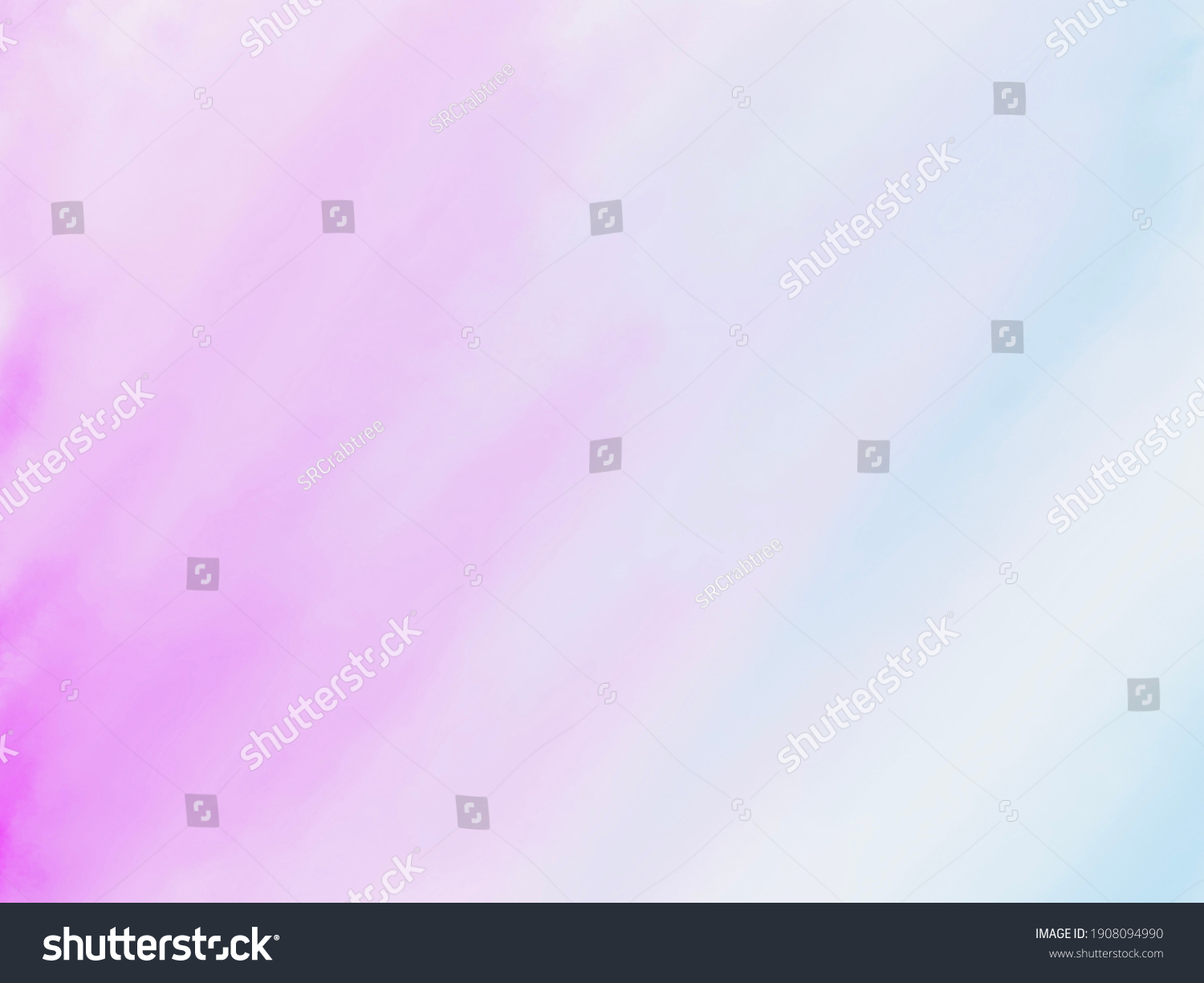 Abstract Pastel Watercolor Pink Blue Background Stock Photo 1908094990 ...